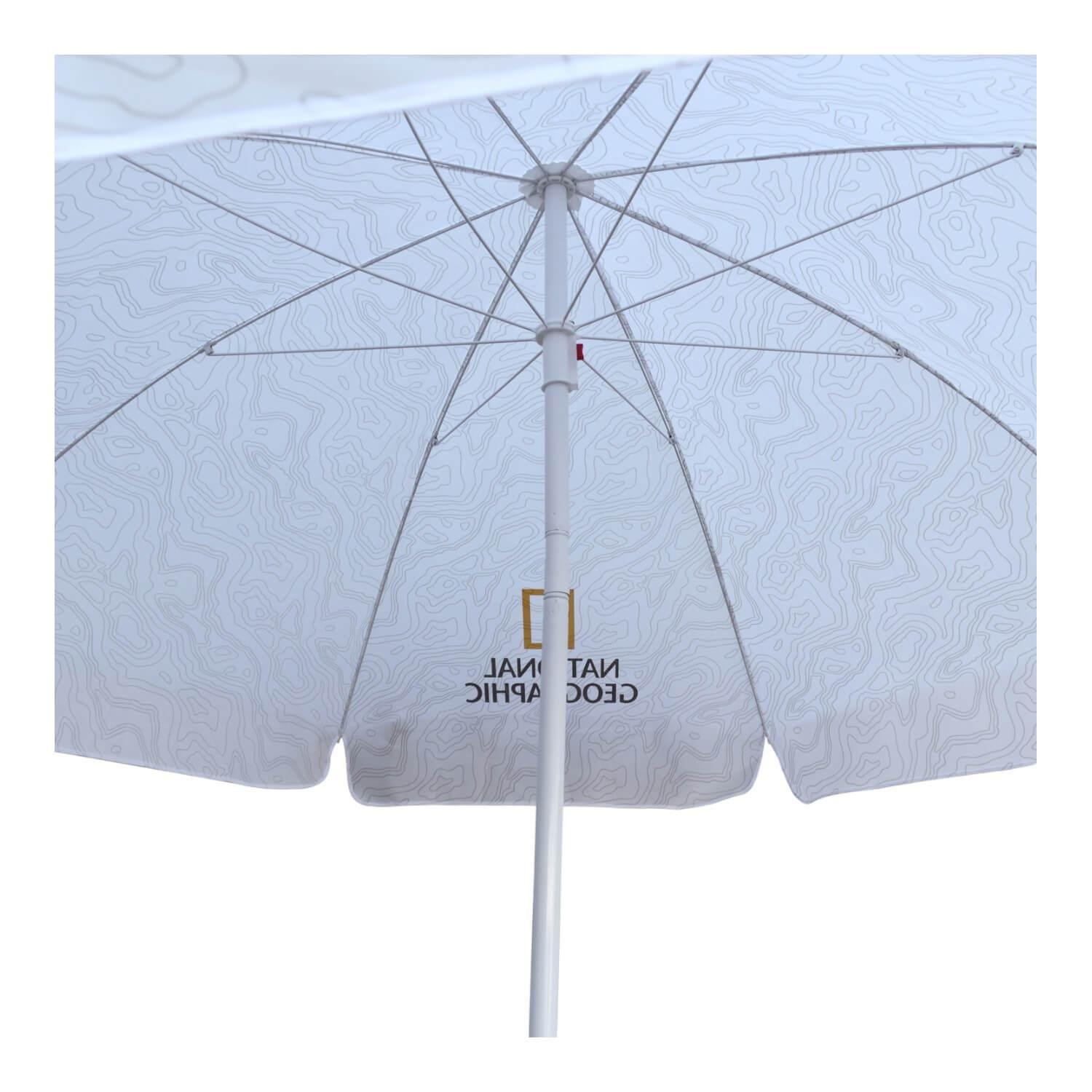 Quitasol Blanco 250 Cms National Geographic-4