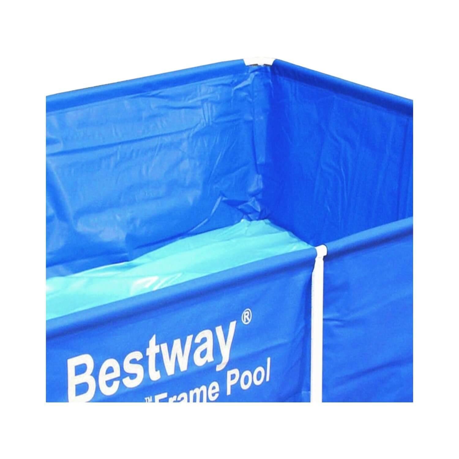 Piscina Bestway Rectangular para niños 1.90MX1.30MX42Cm Azul-2