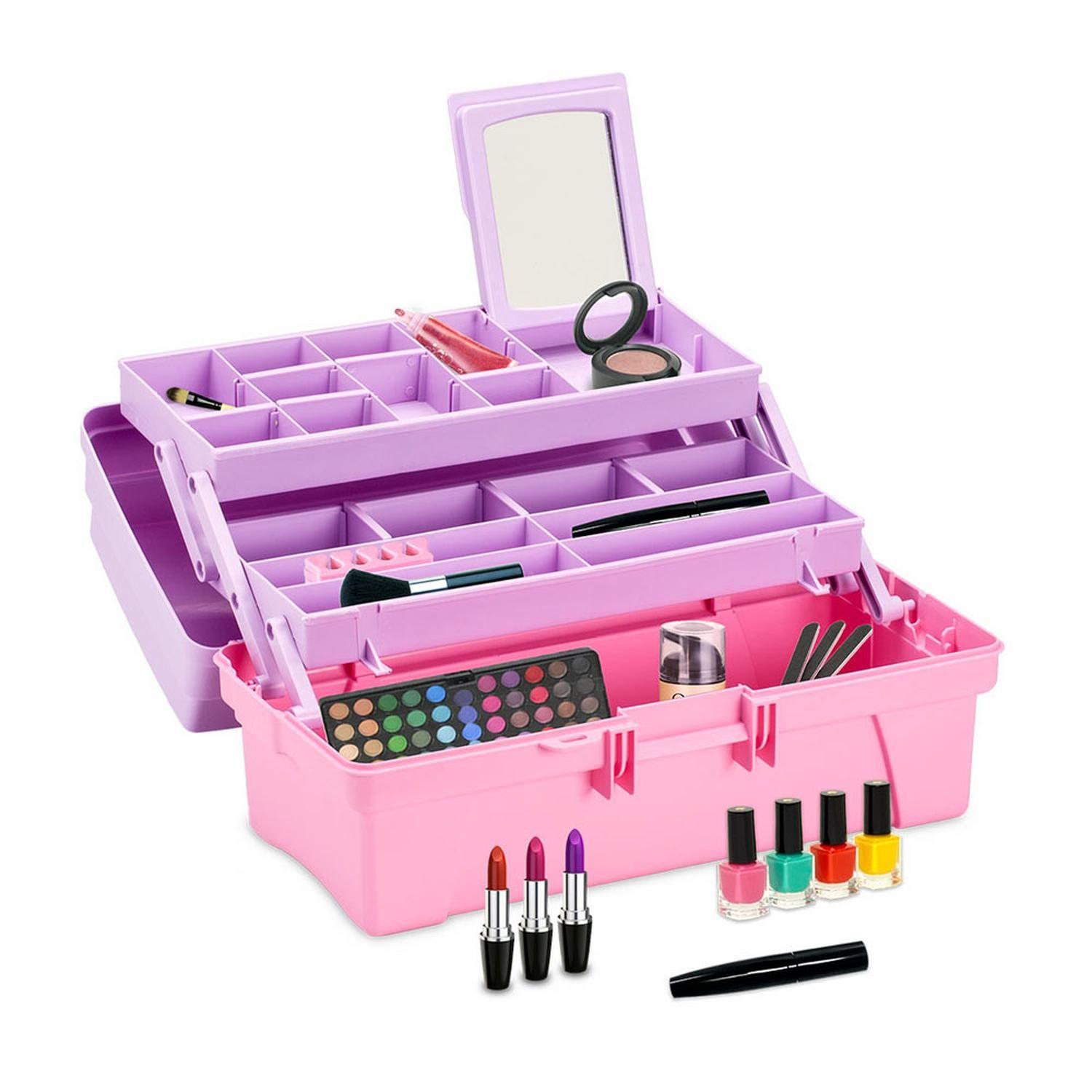 Caja Vanity 14" Rosado/Lila-2