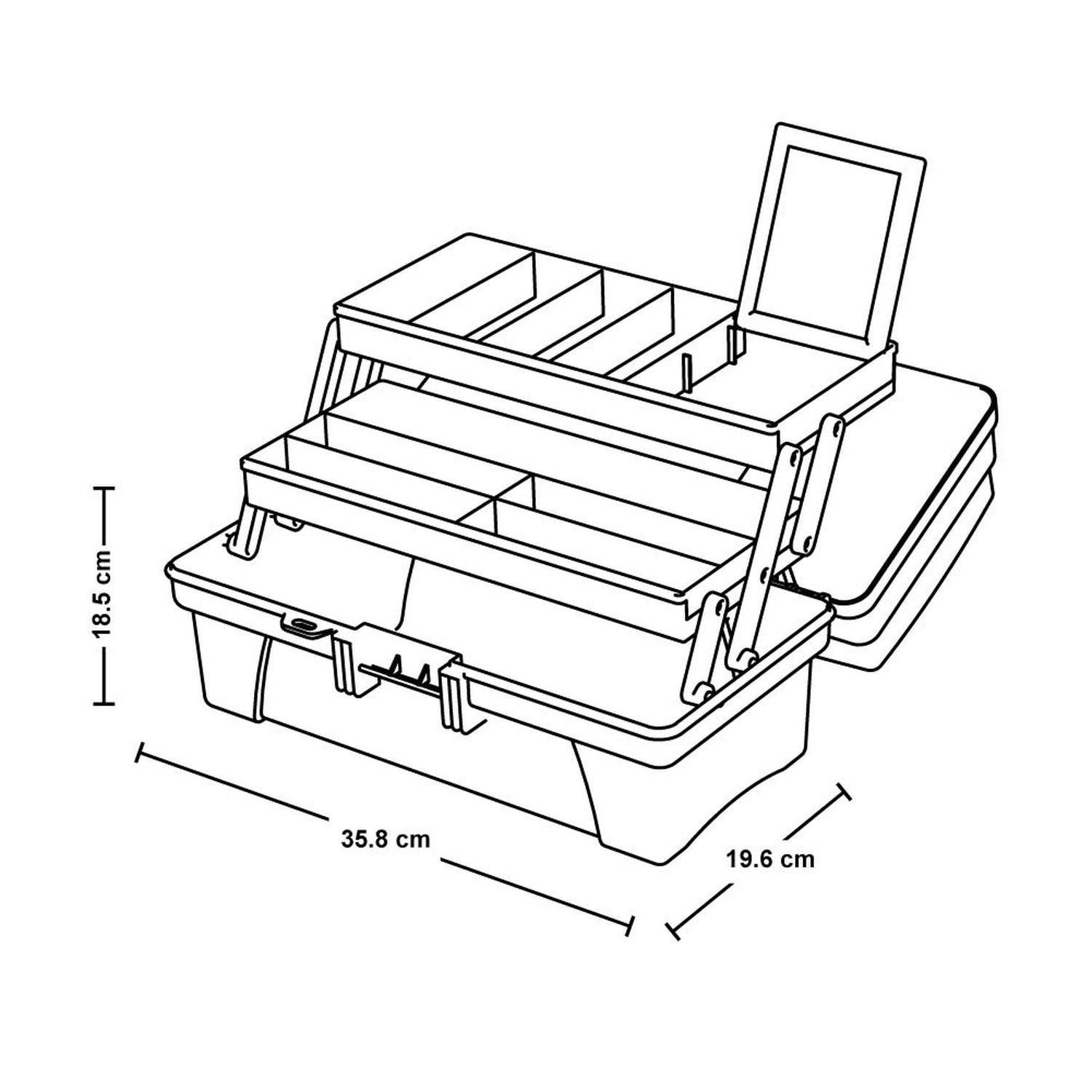 Caja Vanity 14" Rosado/Lila-3