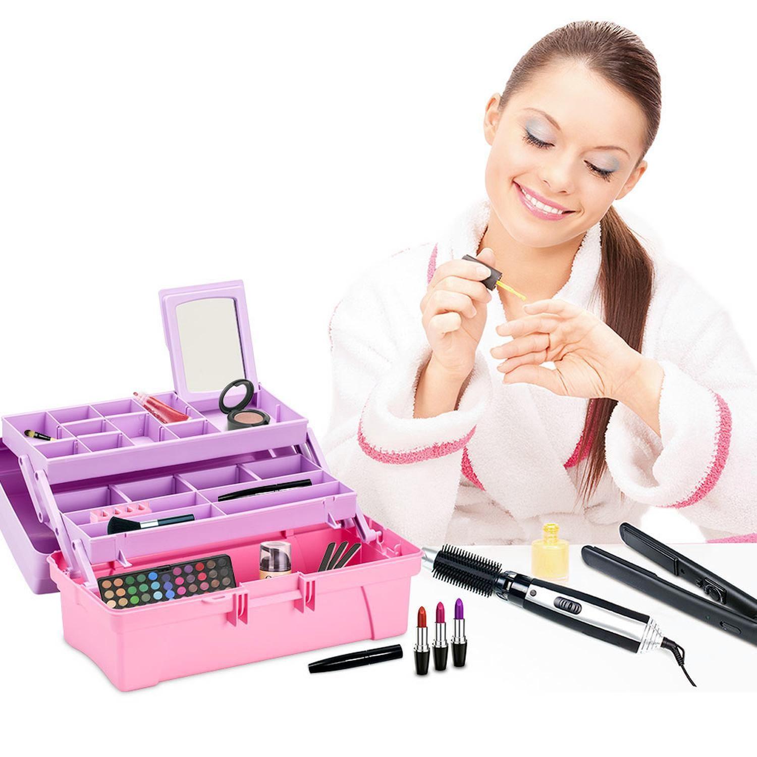 Caja Vanity 14" Rosado/Lila-4