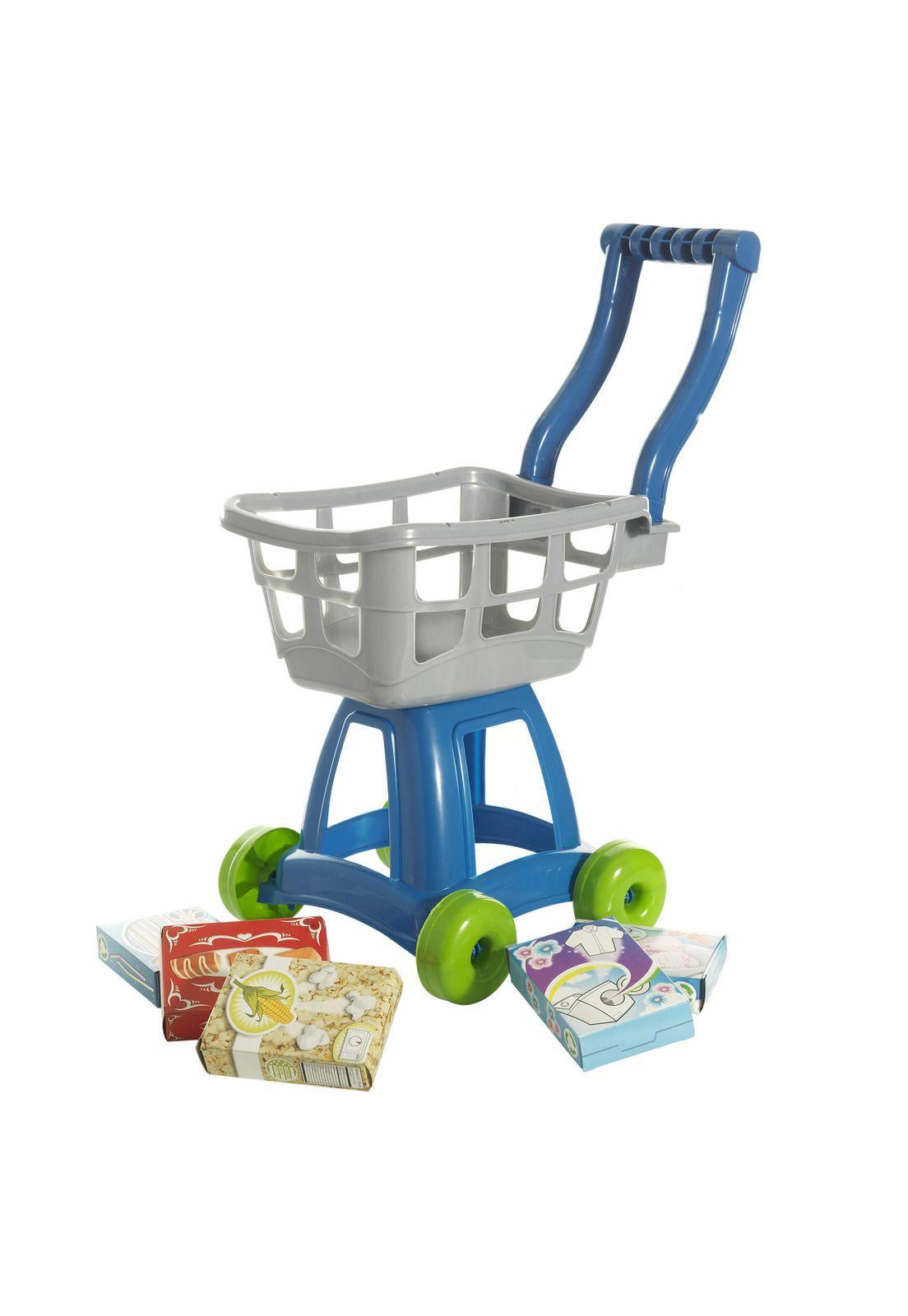 Carrito de compra con alimentos-0