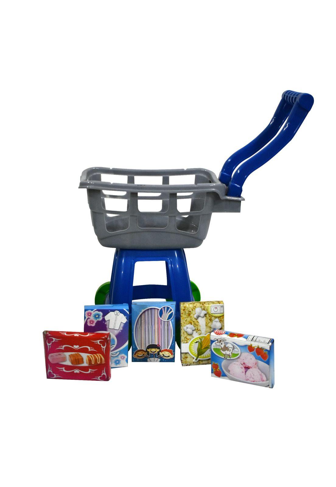 Carrito de compra con alimentos-3