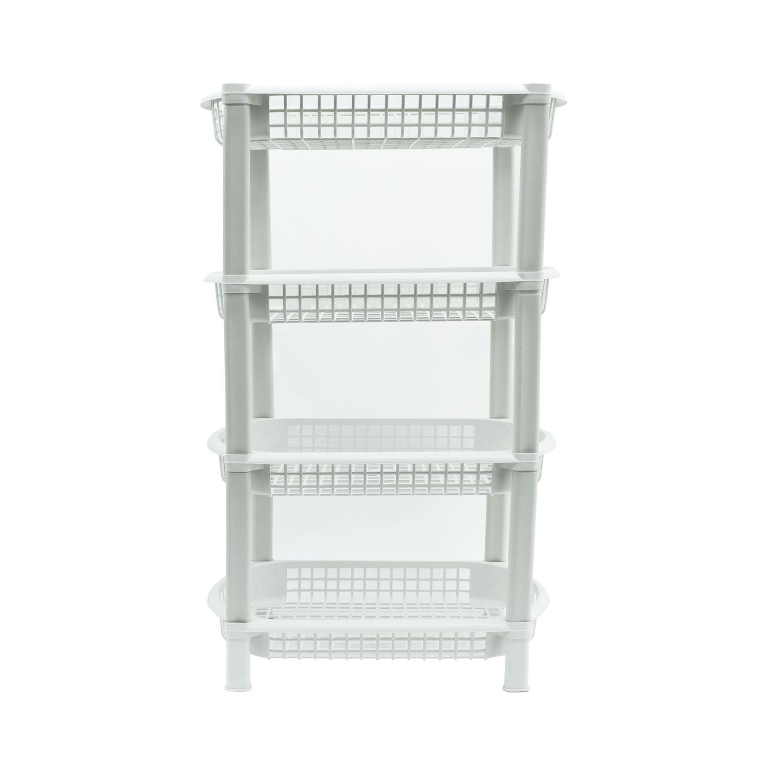 Carro Verdulero 4 Niveles Blanco 48x27x75 Cms San Bernardo-0