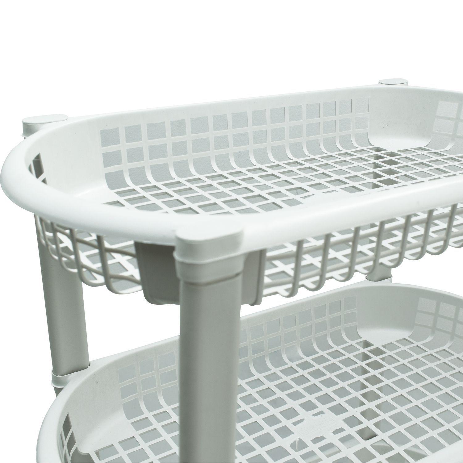 Carro Verdulero 4 Niveles Blanco 48x27x75 Cms San Bernardo-2
