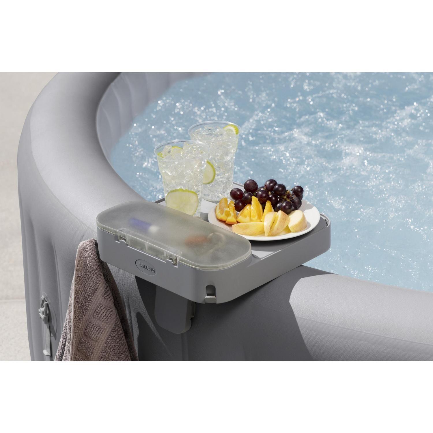 Mesa Bandeja lateral multiuso para hot tub inflable Bestway-2