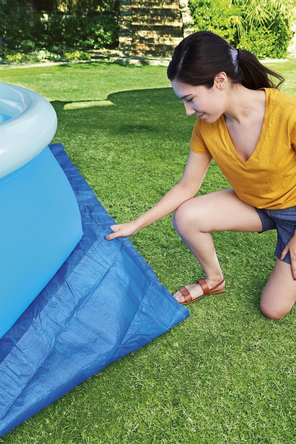 Lona Cubre Piso Piscina 3.96m x 3.96m Bestway-4