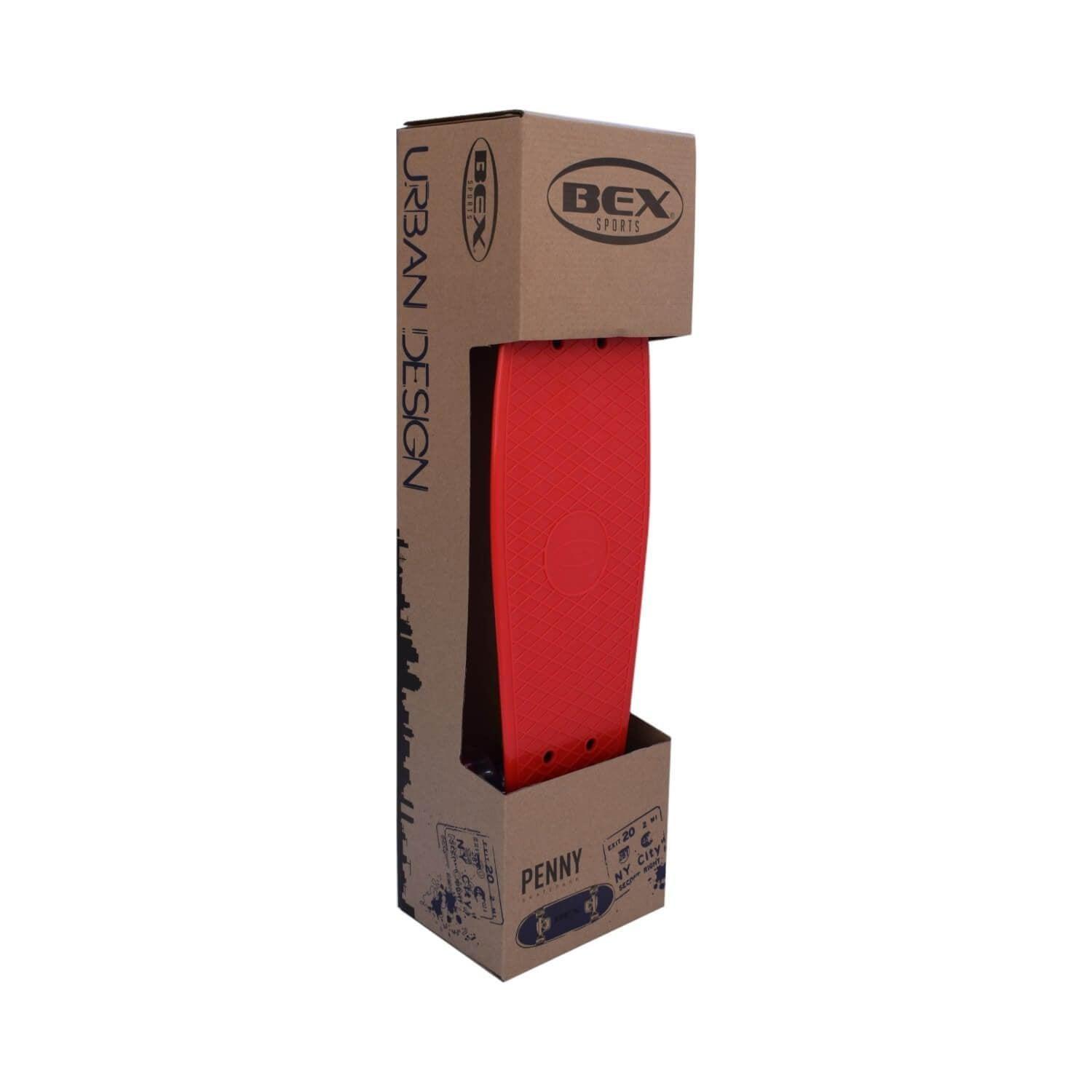 Skate Patineta Penny 22" - 56 Cms Rojo Bex-1