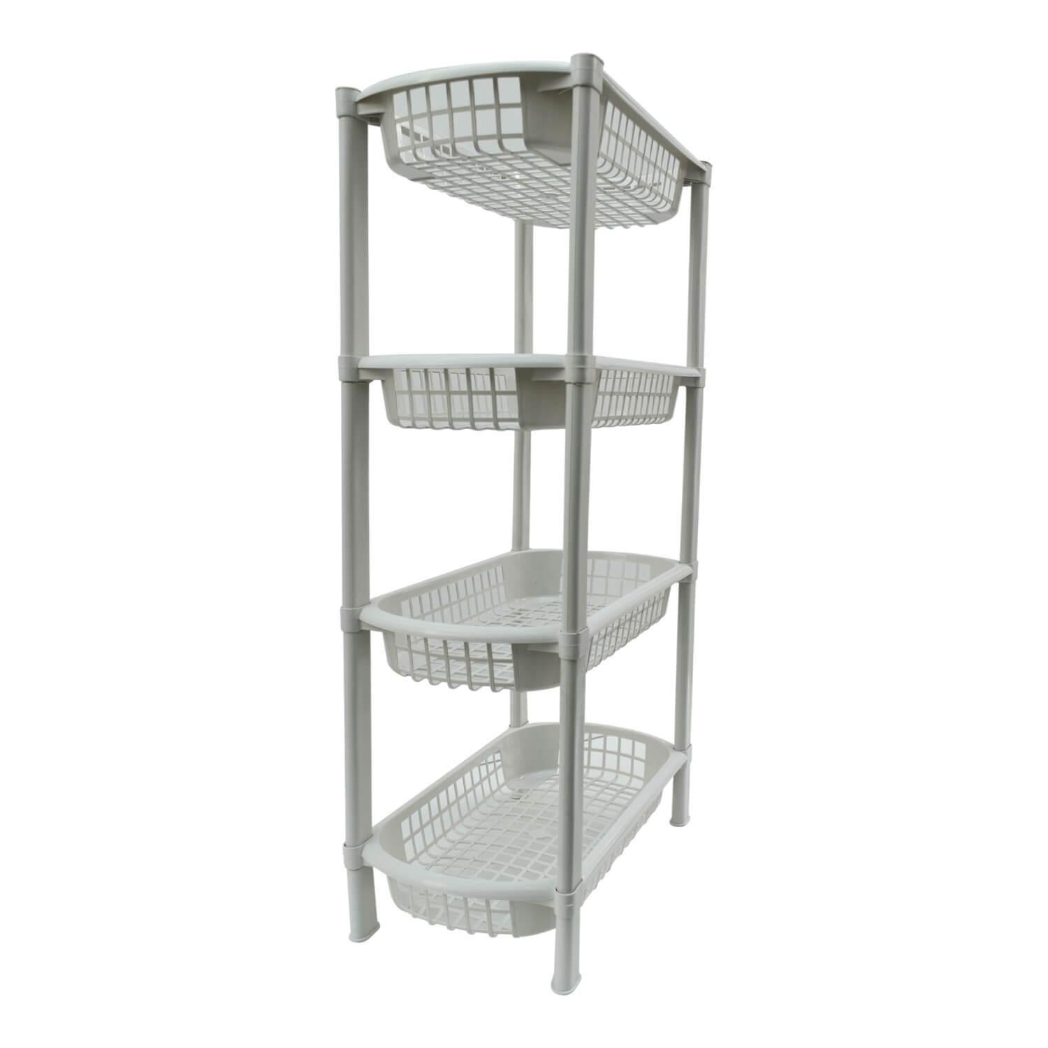 Carro Organizador 4 Niveles Blanco 22x43x60 Cms San Bernardo-2