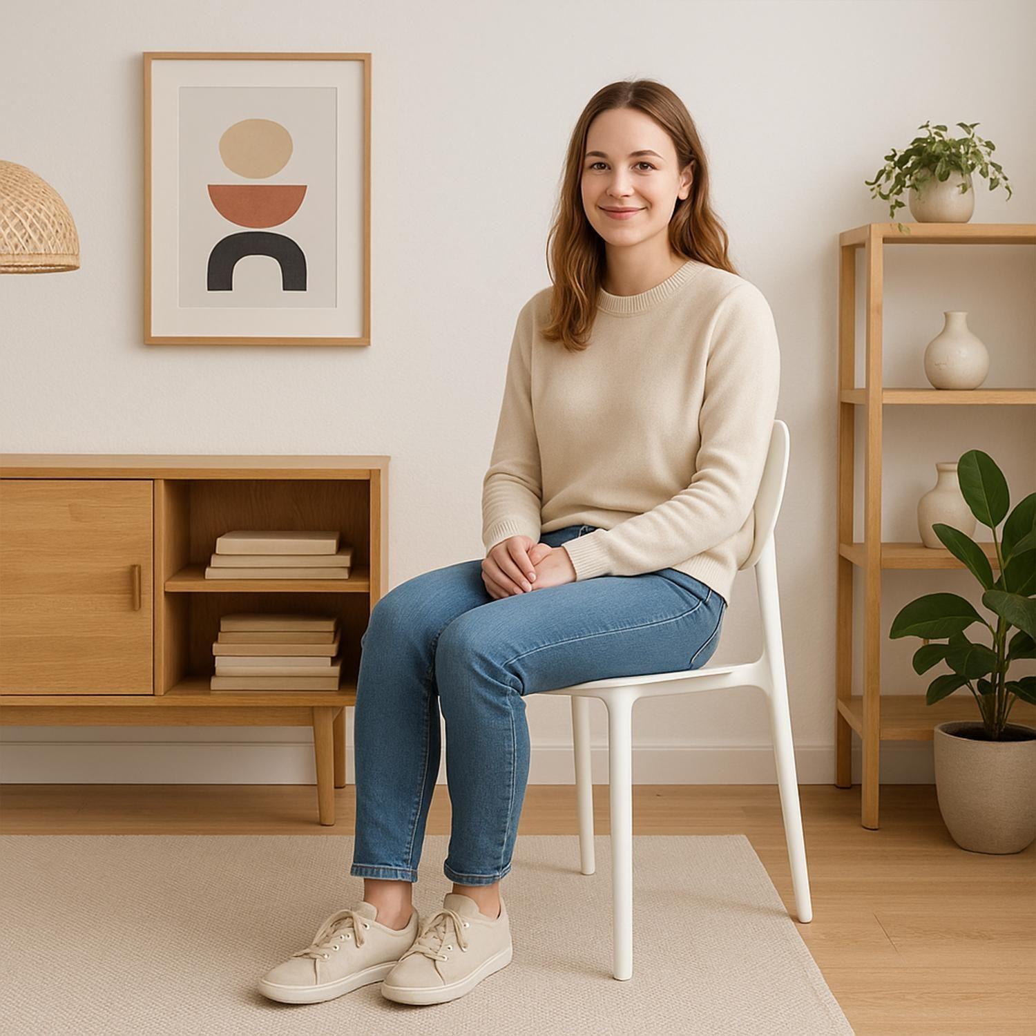 Silla Plástico Apilable Deco Nuremberg Blanca Escandinavia-6