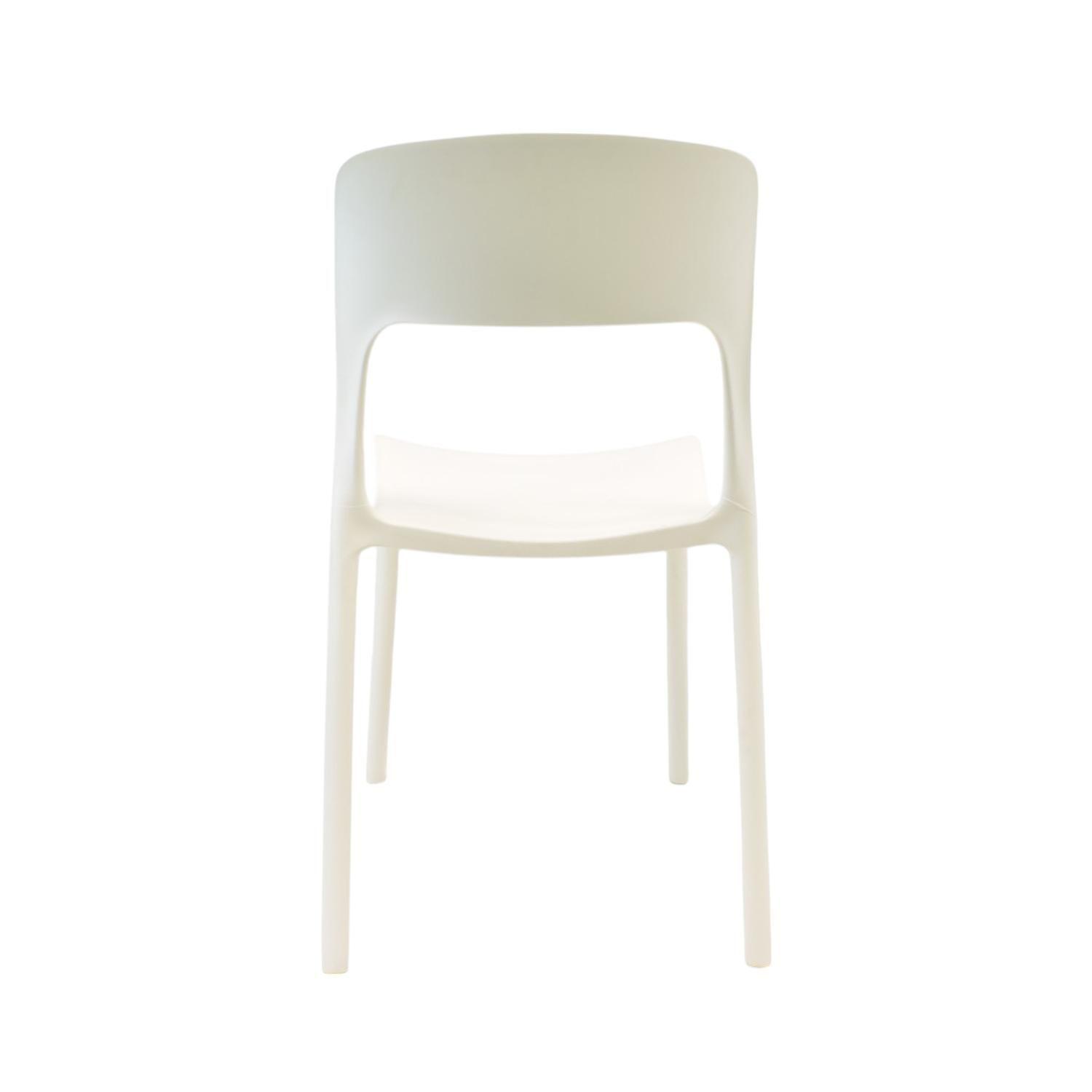 Silla Plástico Apilable Deco Nuremberg Blanca Escandinavia-2