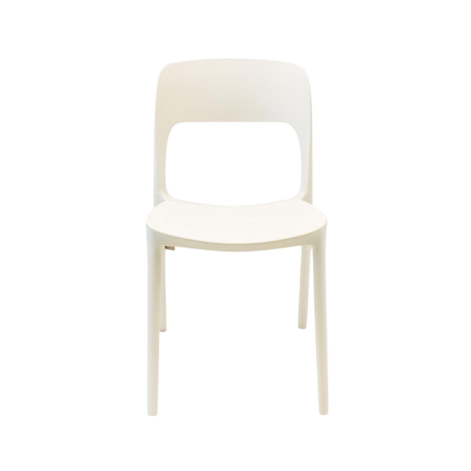 Silla Plástico Apilable Deco Nuremberg Blanca Escandinavia-3