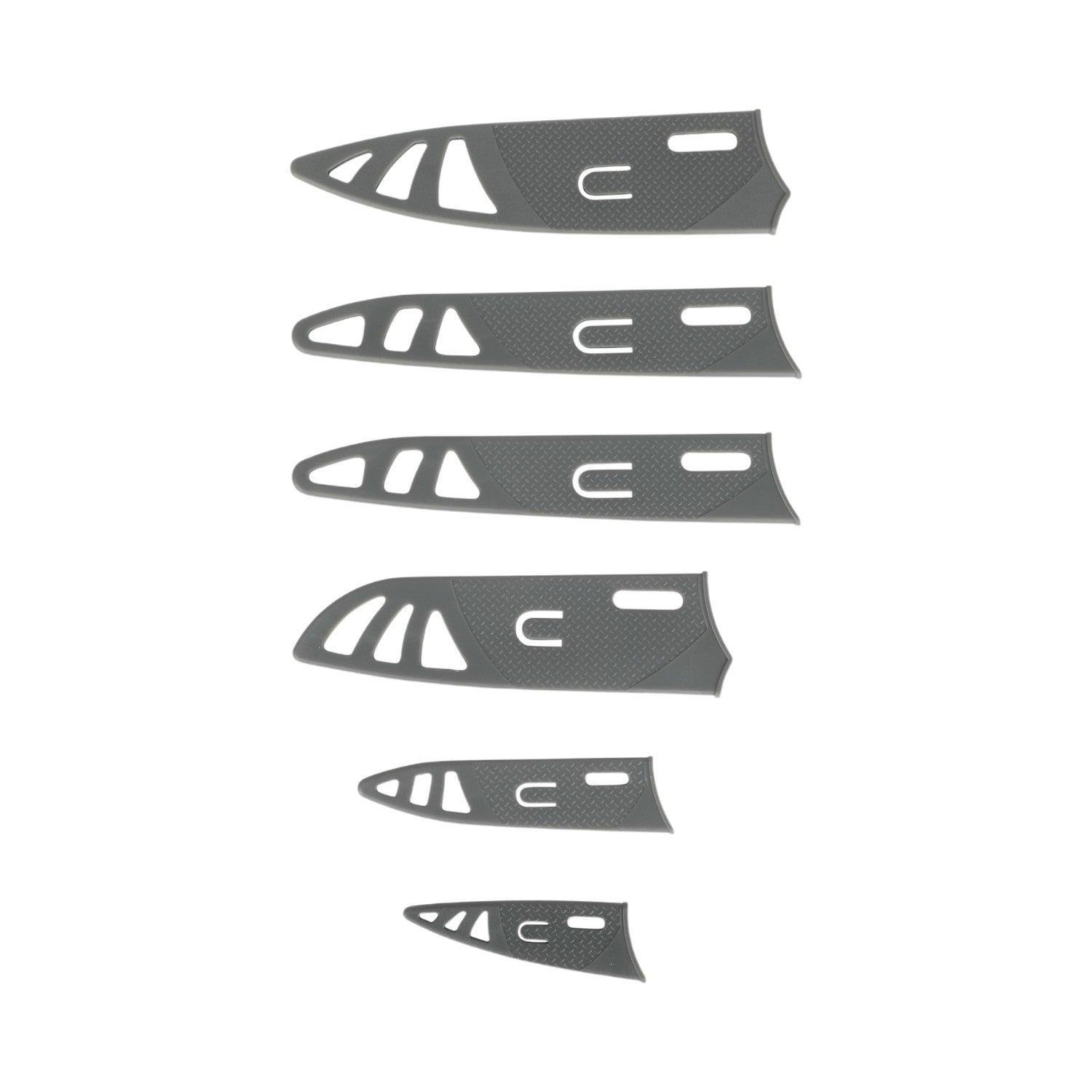 Set Cuchillos acero inoxidable c/funda 6 piezas Ronnan Oster-2