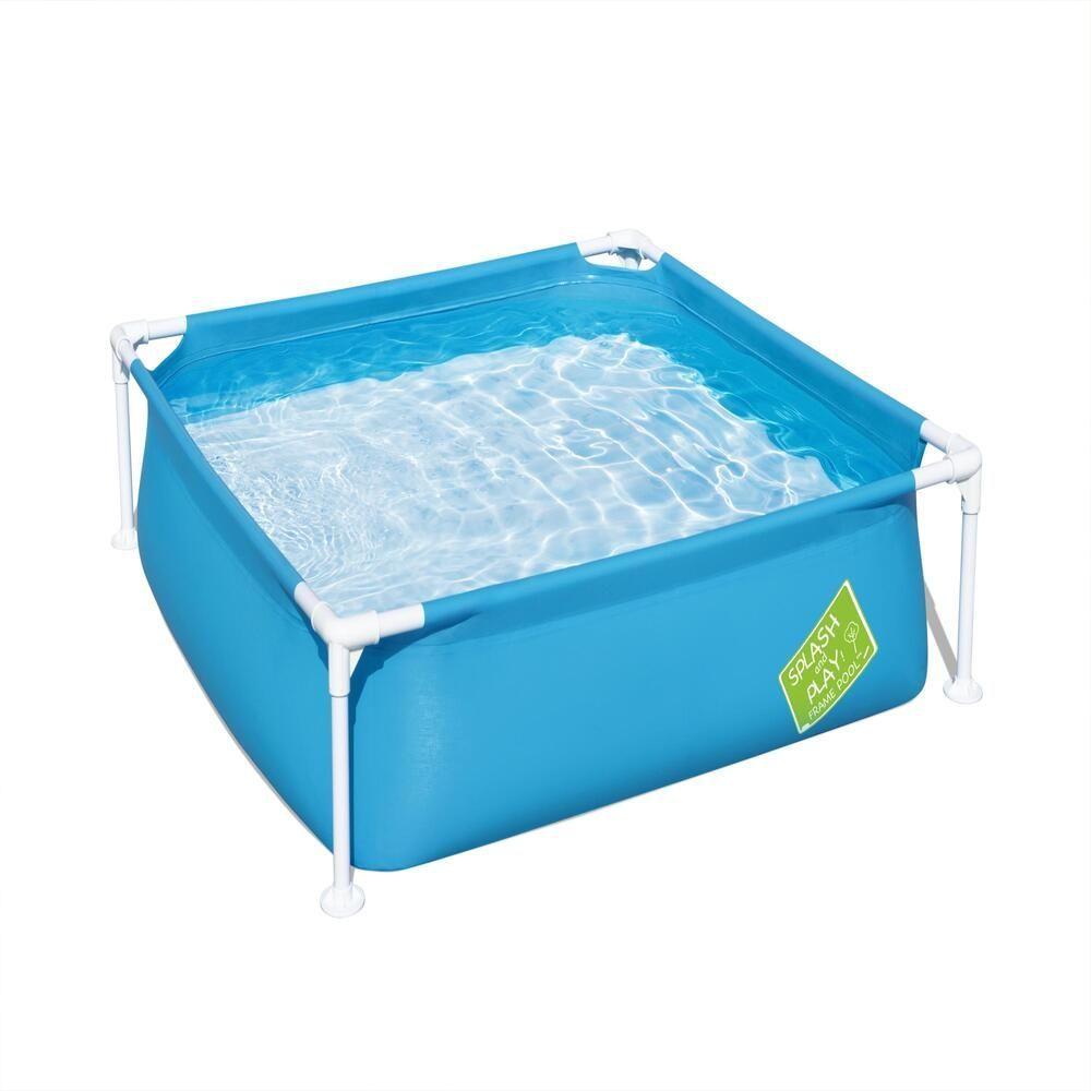 Piscina Bestway Rectangular para niños 1.22MX1.22MX30.5Cm-0