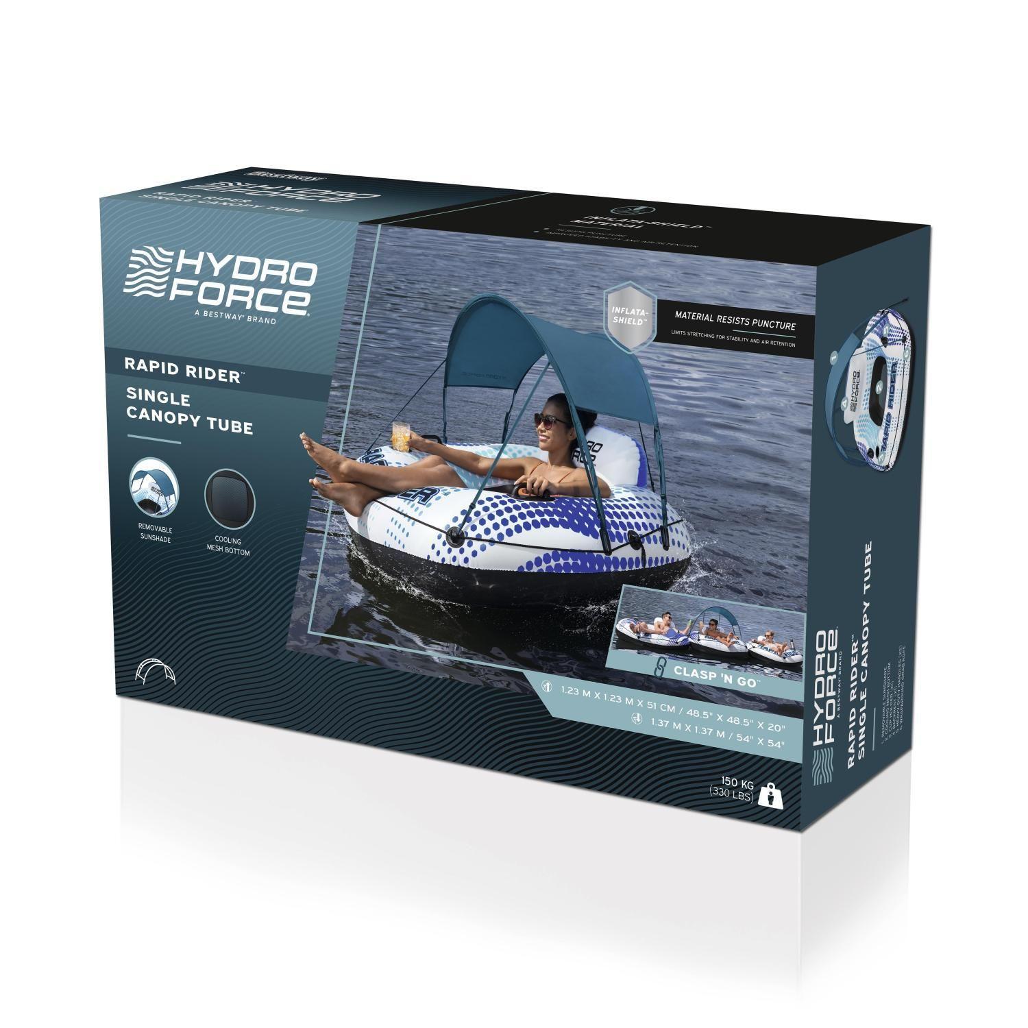 Flotador Sillon Inflable Rapid Rider con Techo 1.37m Bestway-3