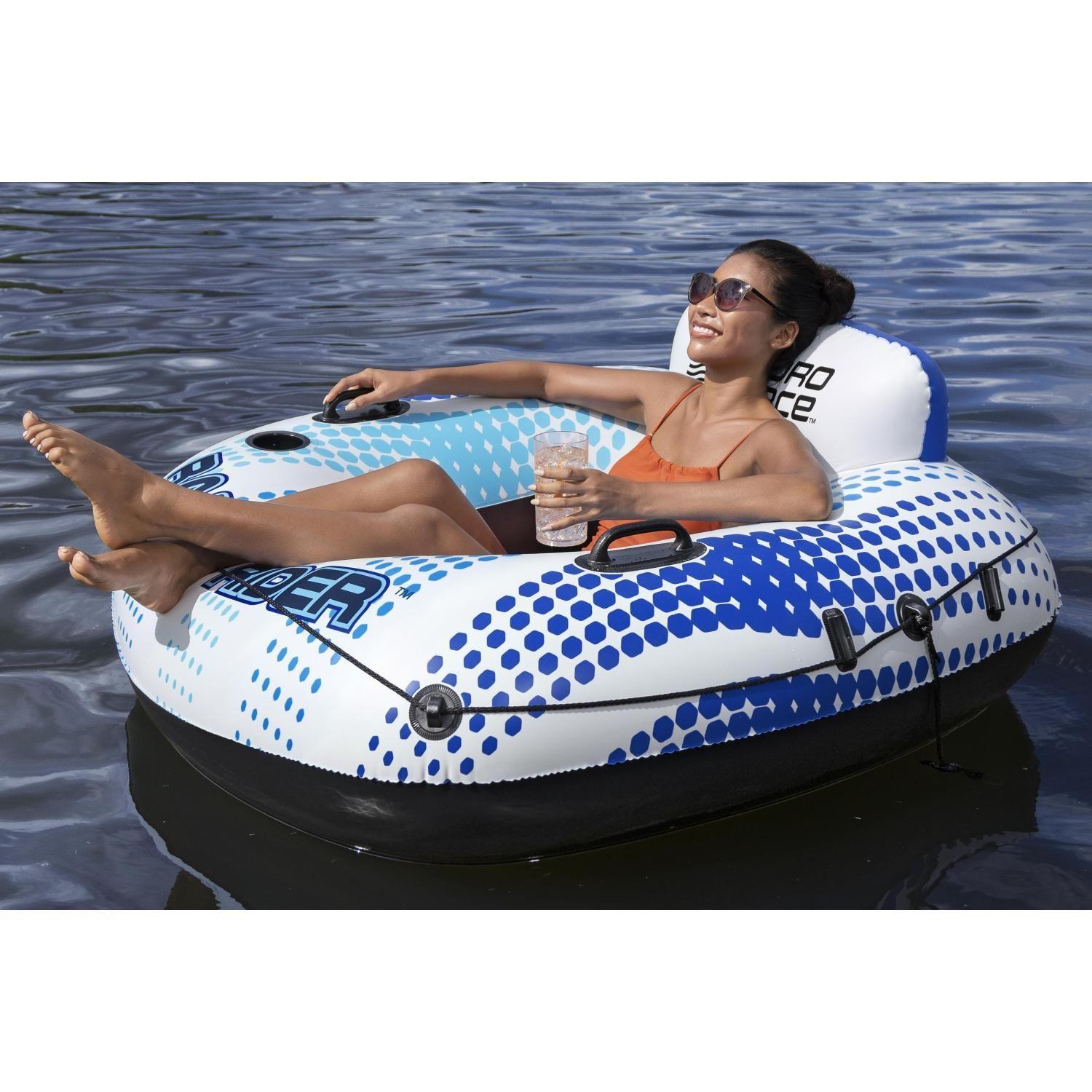 Flotador Sillon Inflable Rapid Rider con Techo 1.37m Bestway-4