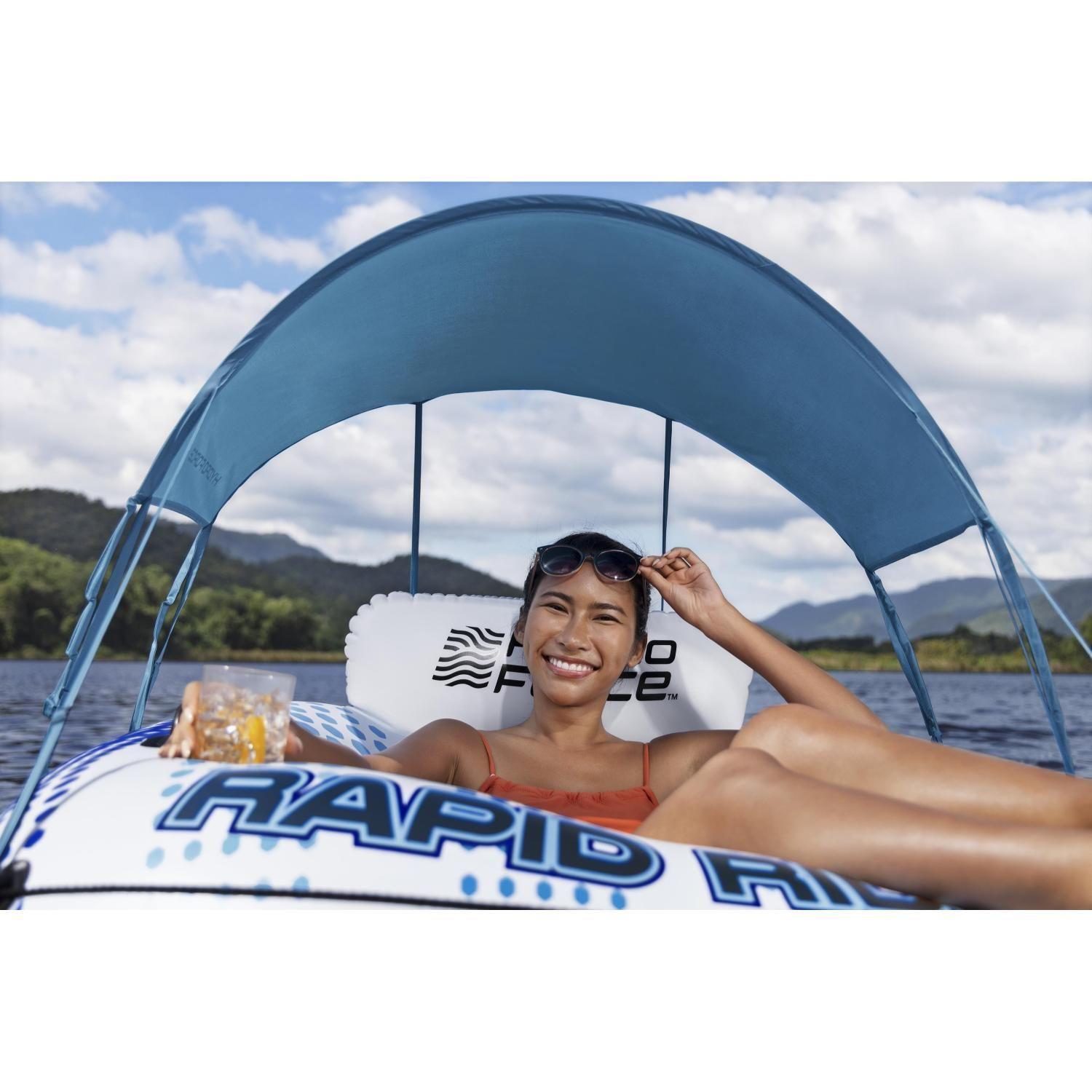 Flotador Sillon Inflable Rapid Rider con Techo 1.37m Bestway-5