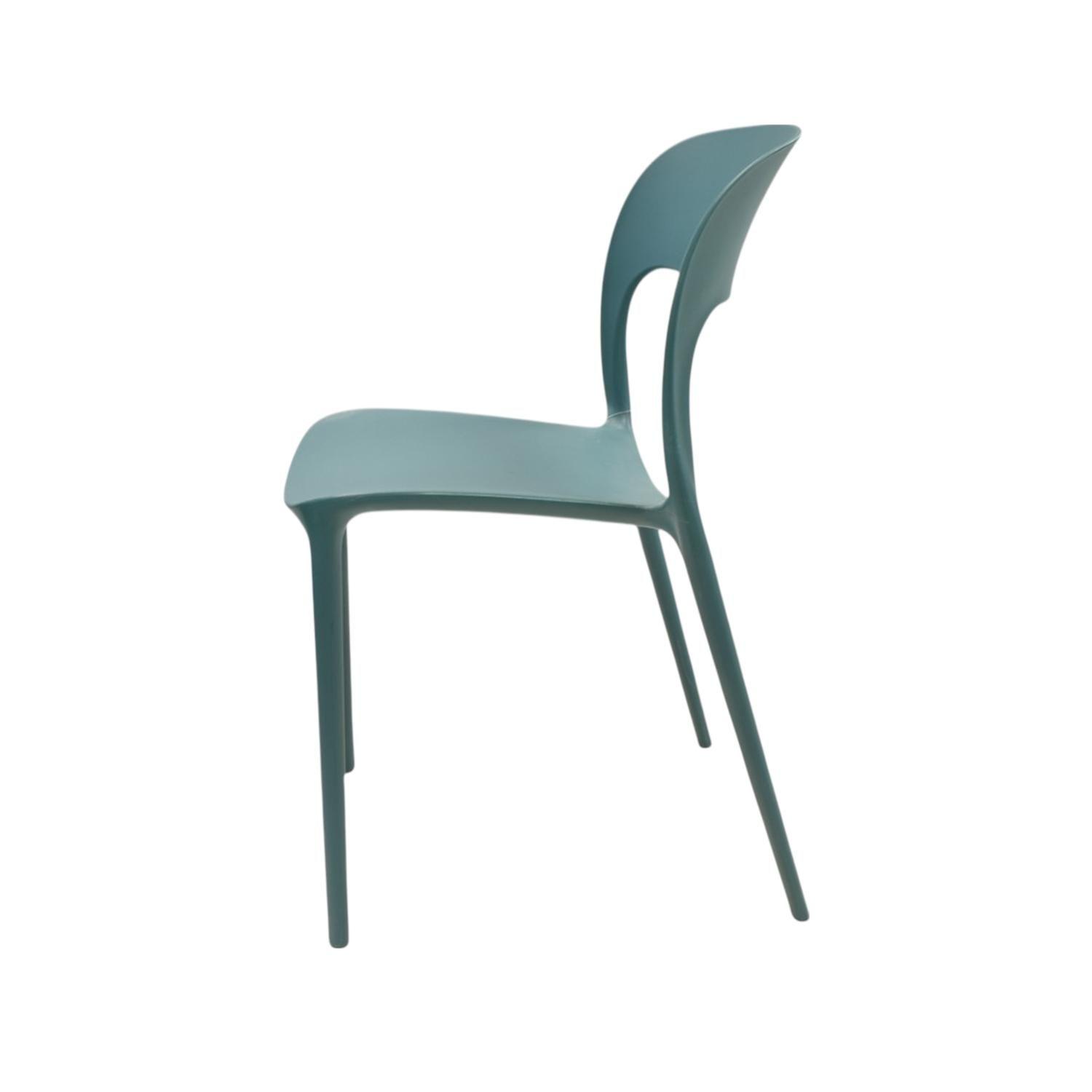 Silla Plástico Apilable Deco Nuremberg Azul Escandinavia-5