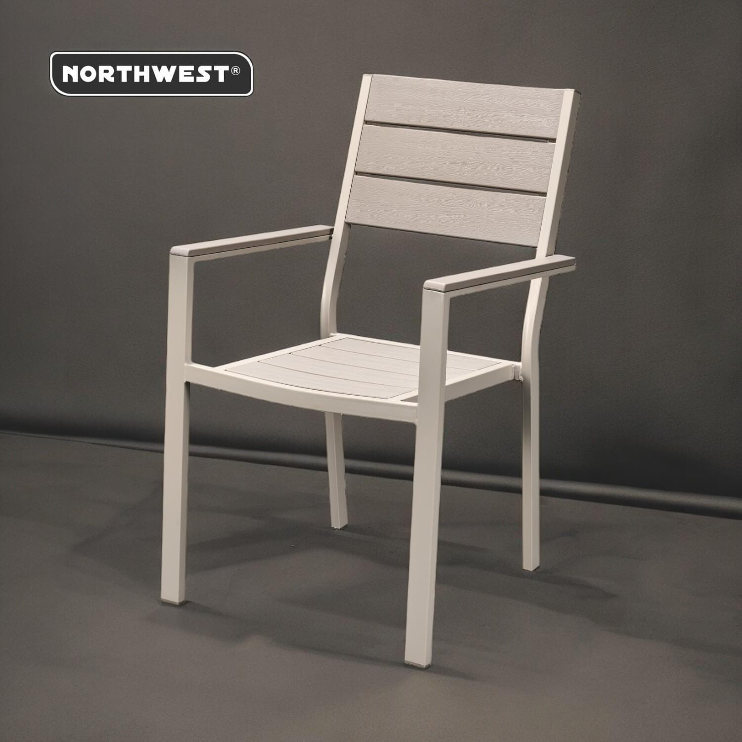 Silla Terraza con Brazos Polywood Impermeable Northwest-2