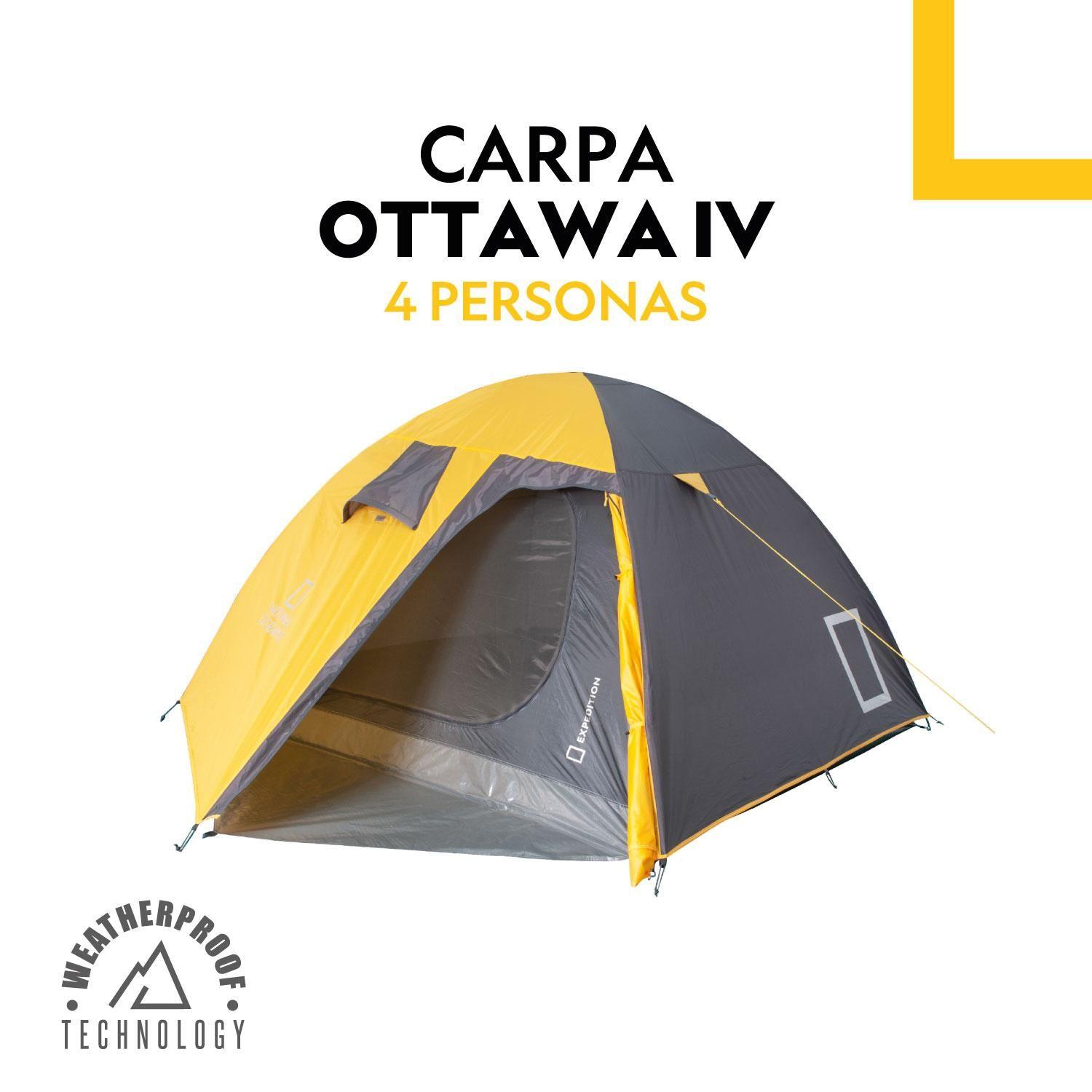Carpa Camping 4 Personas Ottawa National Geographic-3