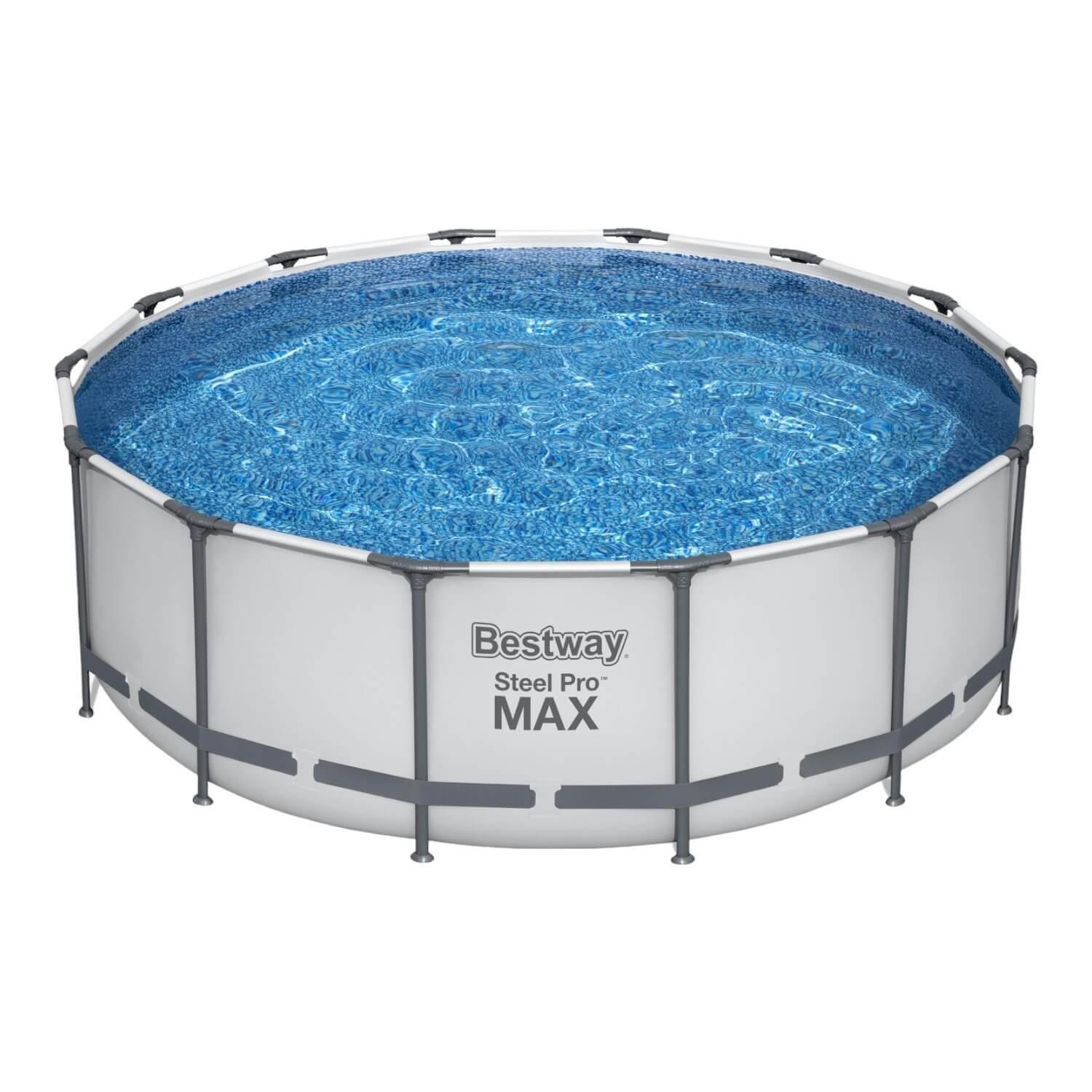 Piscina Bestway Redonda Steel ProMax Filtro+Acces 4,27X1.22M-0