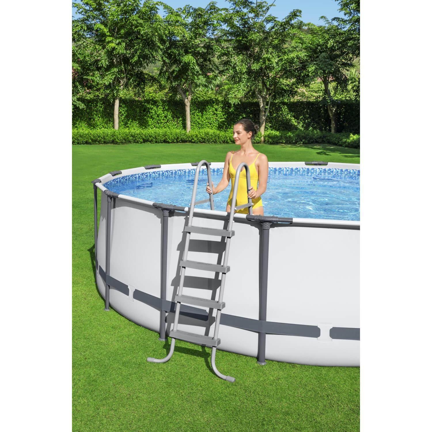 Piscina Bestway Redonda Steel ProMax Filtro+Acces 4,27X1.22M-9