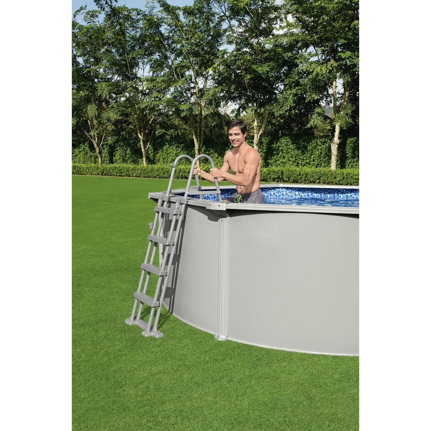 Piscina Bestway Redonda Hydrium Filtro+Accesorios 4.60X1.20M-6