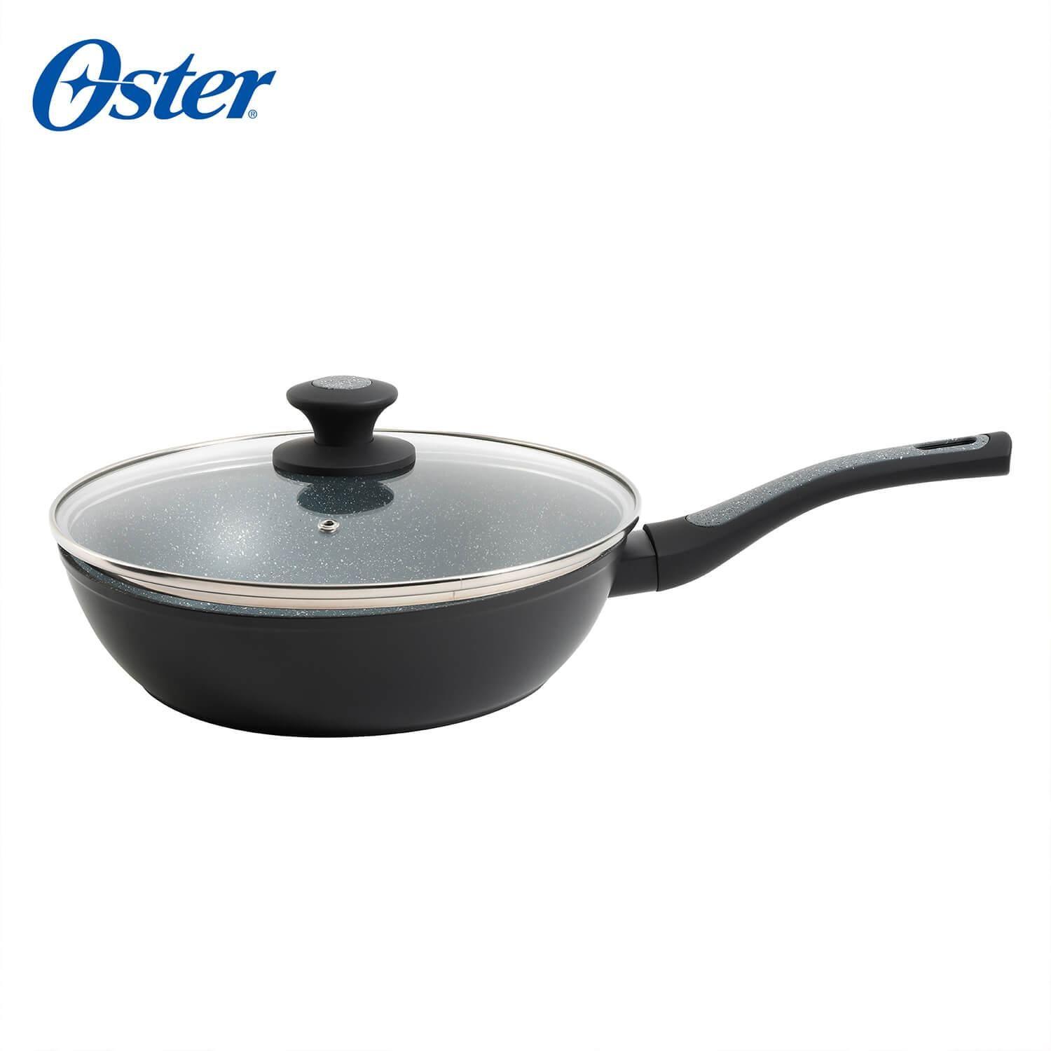 Sartén Wok con tapa antiadherente 26 cm Bastone Oster-6