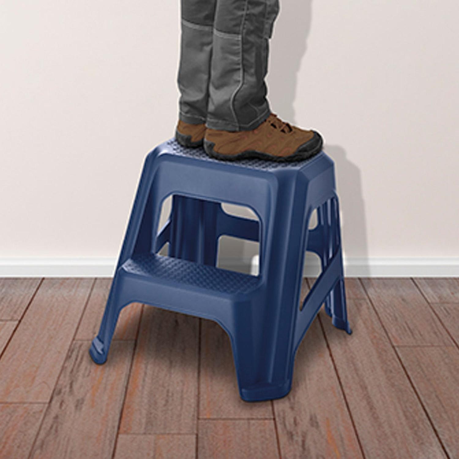 Piso Alzador con escalon multiuso Azul Rimax-2