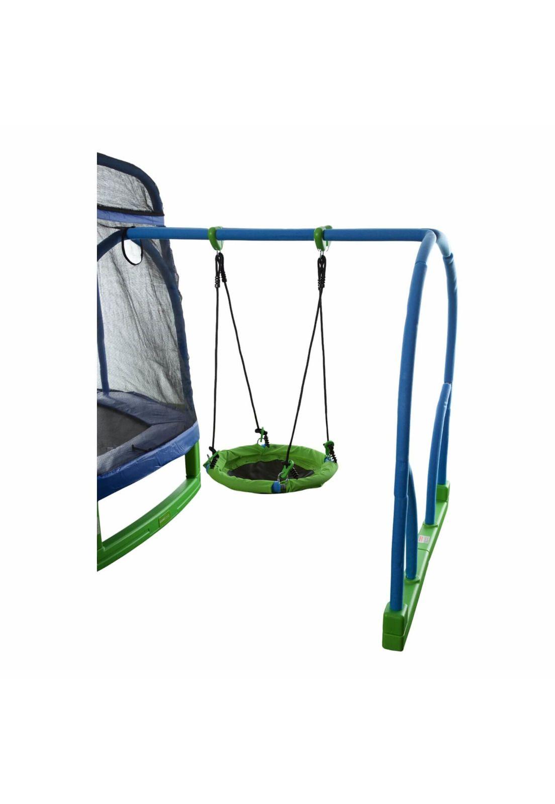 Cama Elastica, Columpio y Resbalin 225x187 Cms GamePower-2