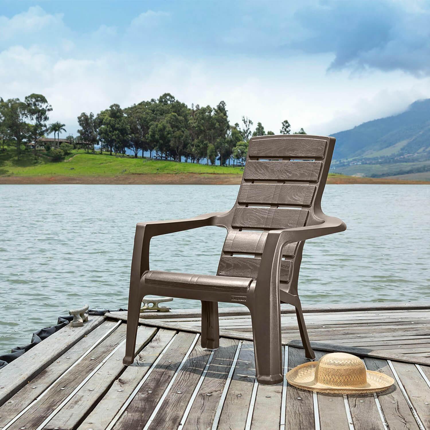 Sillon de Terraza plastico Café Baru Rimax-5