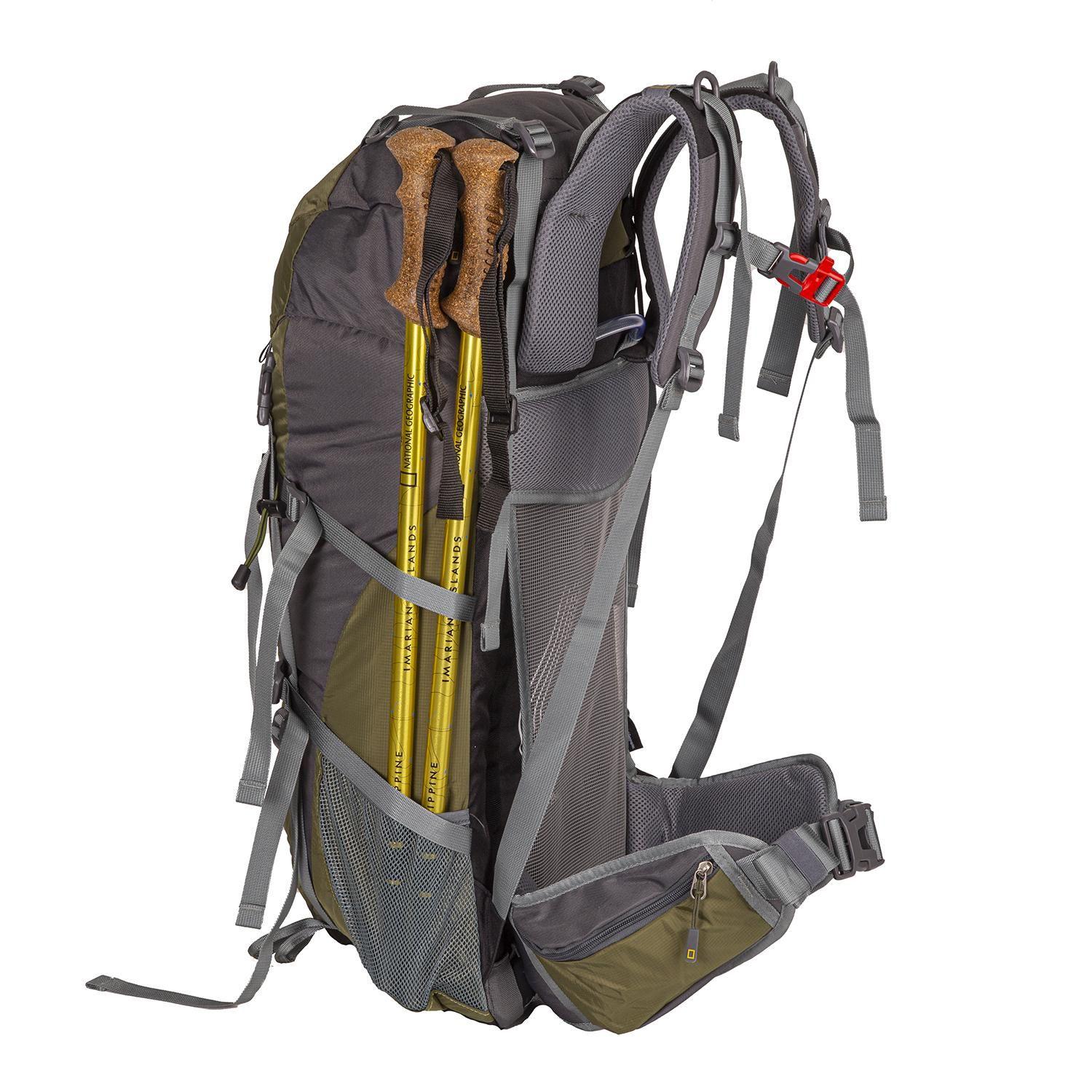 Mochila Mount Kenya Verde 45 Litros National Geographic-4