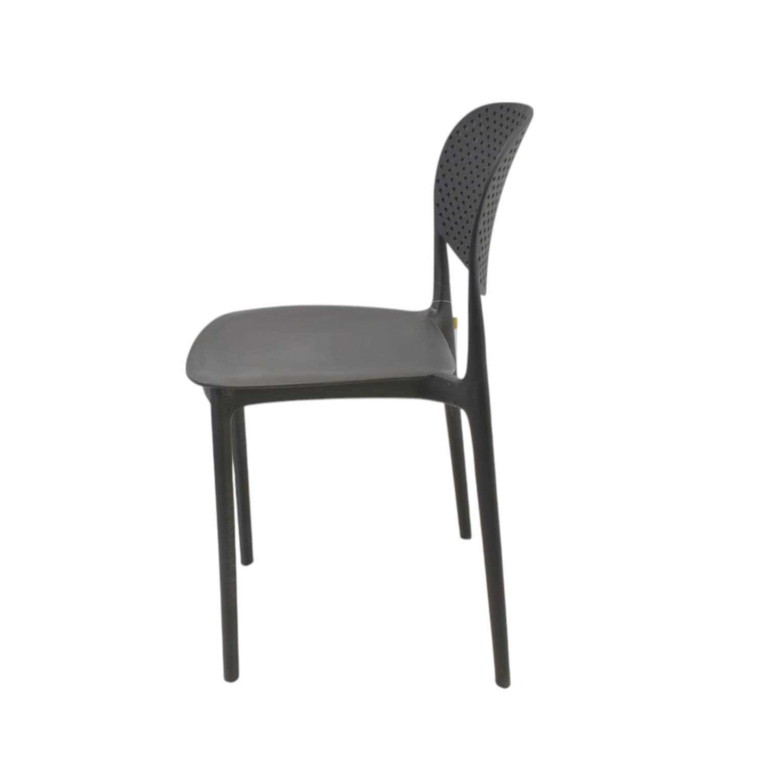 Silla Plástico Apilable Deco Hamburg Negra Escandinavia-2