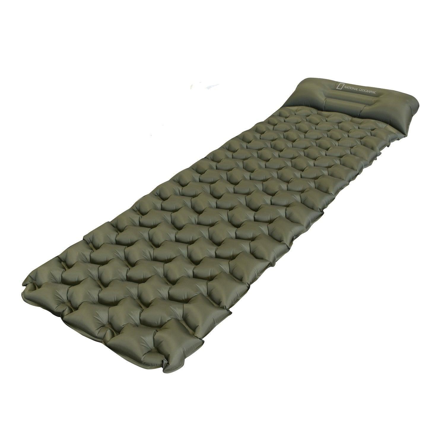 Colchoneta Ultralight Pro Verde Militar National Geographic-0