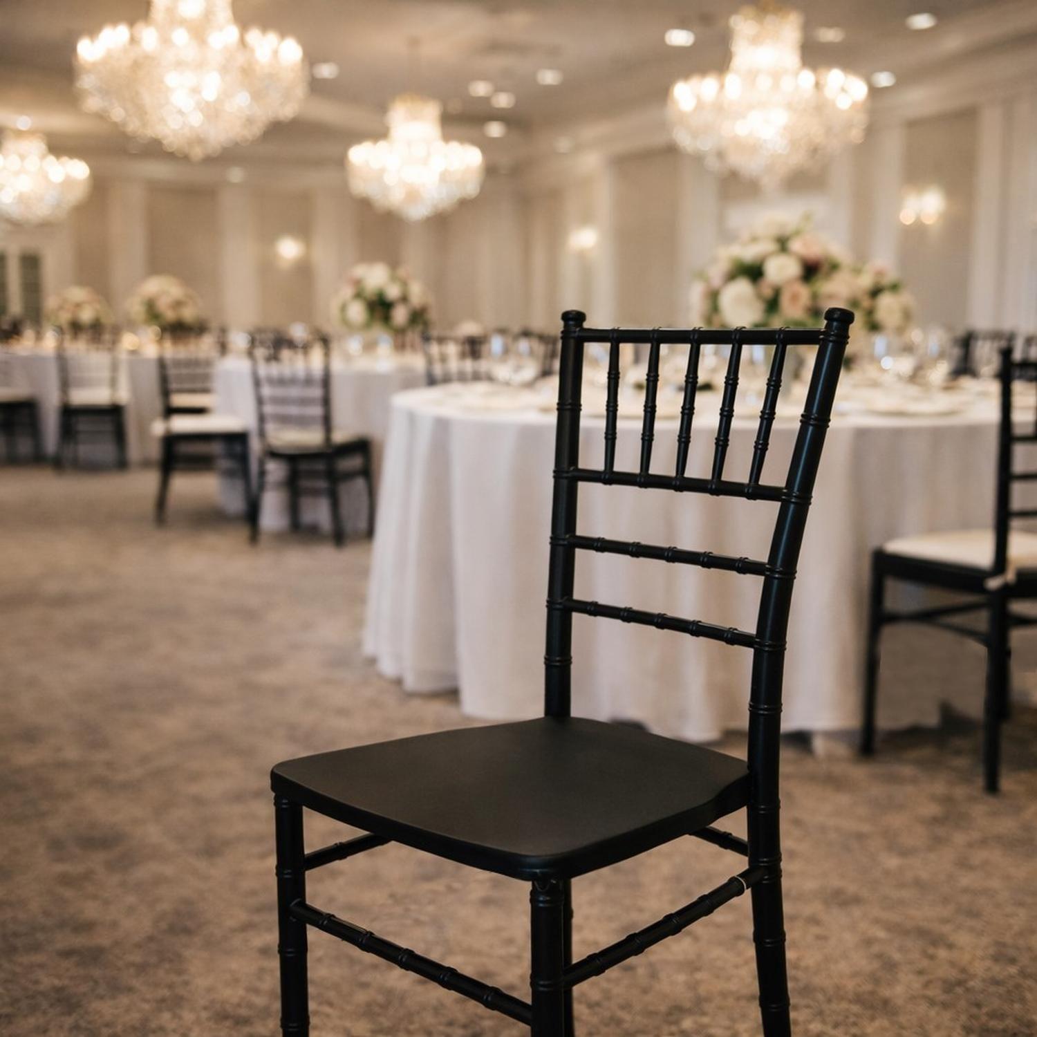 Silla Plástico Apilable Deco Svenna Negra Escandinavia-5