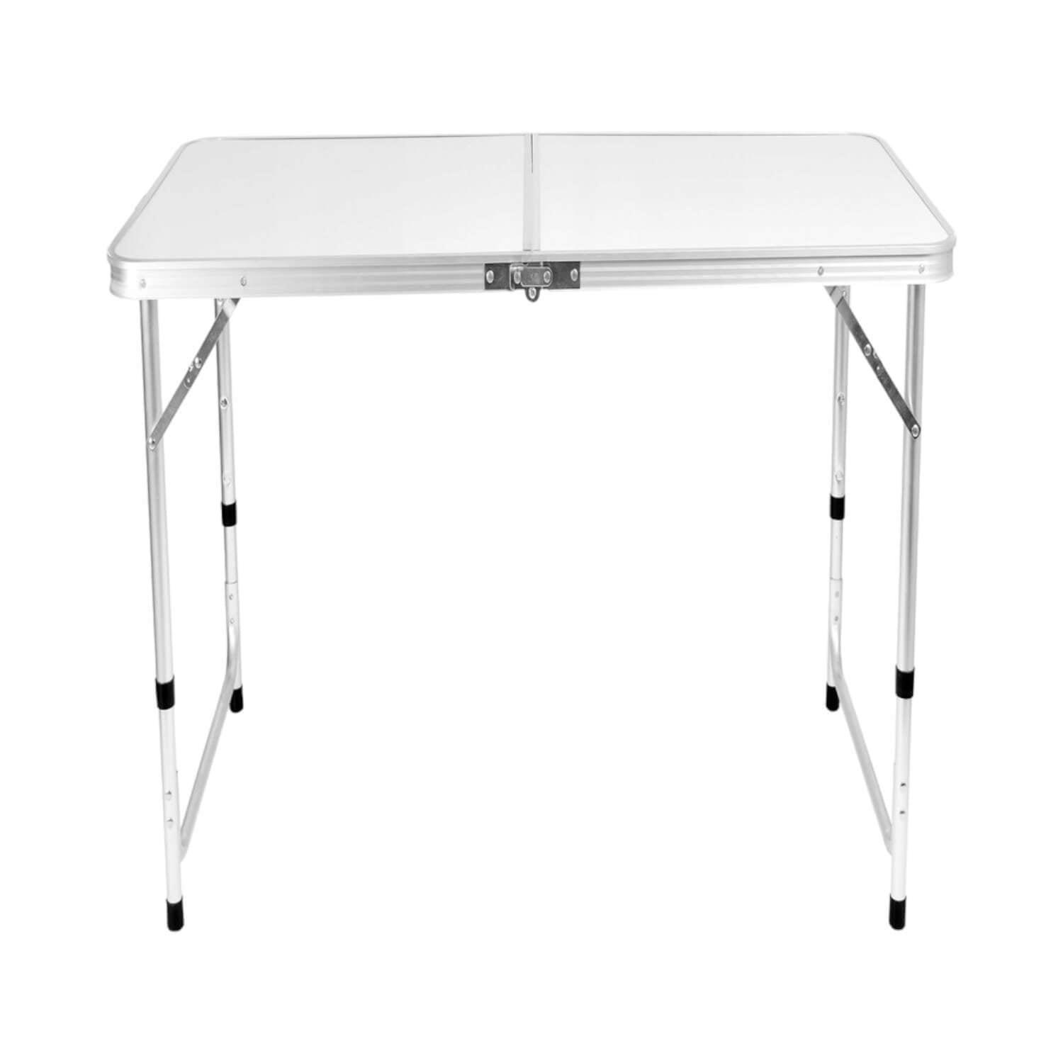Mesa Plegable Aluminio 120X60Cm Blanca Northwest-7