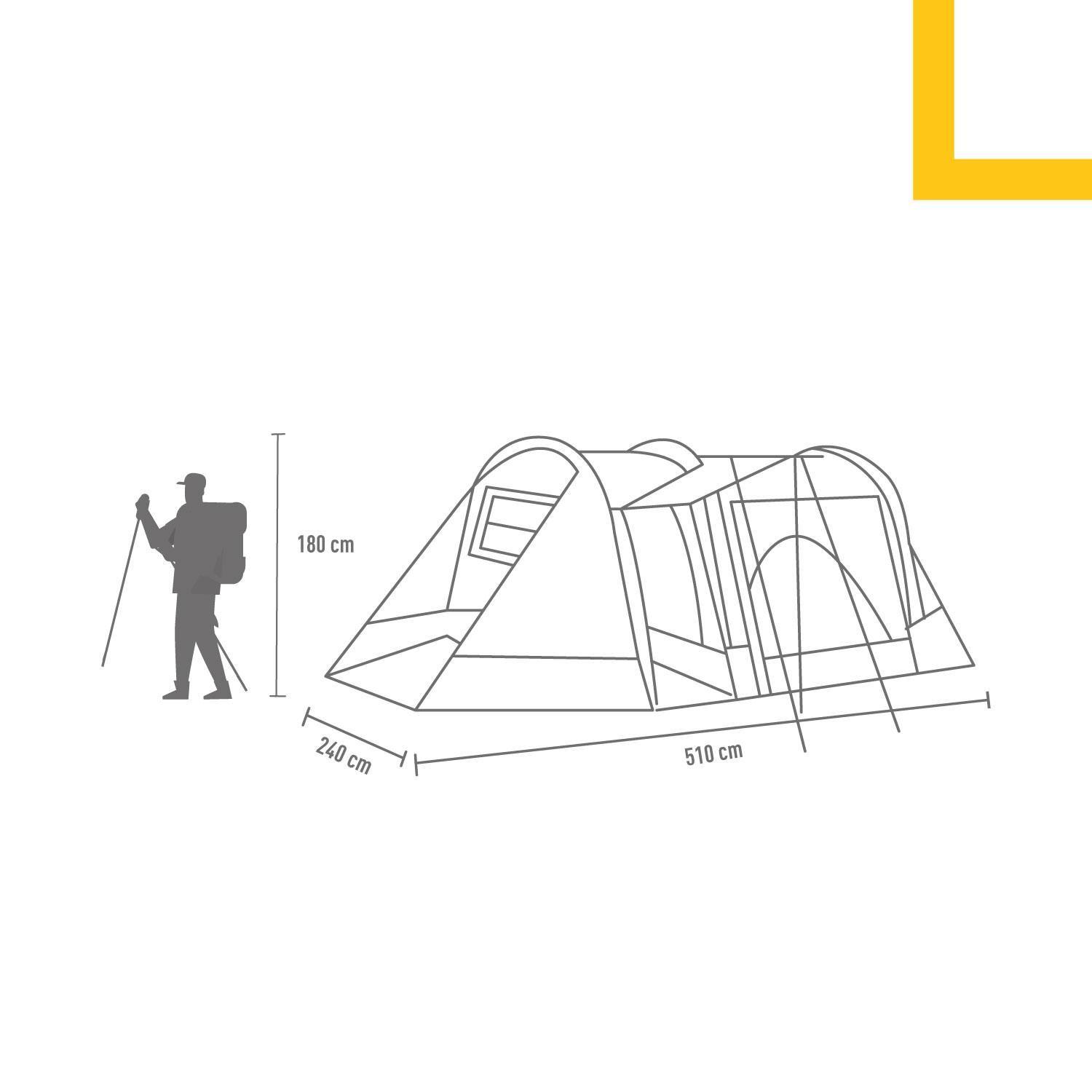 Carpa Camping 8 Personas Renegade-Xt National Geographic-7