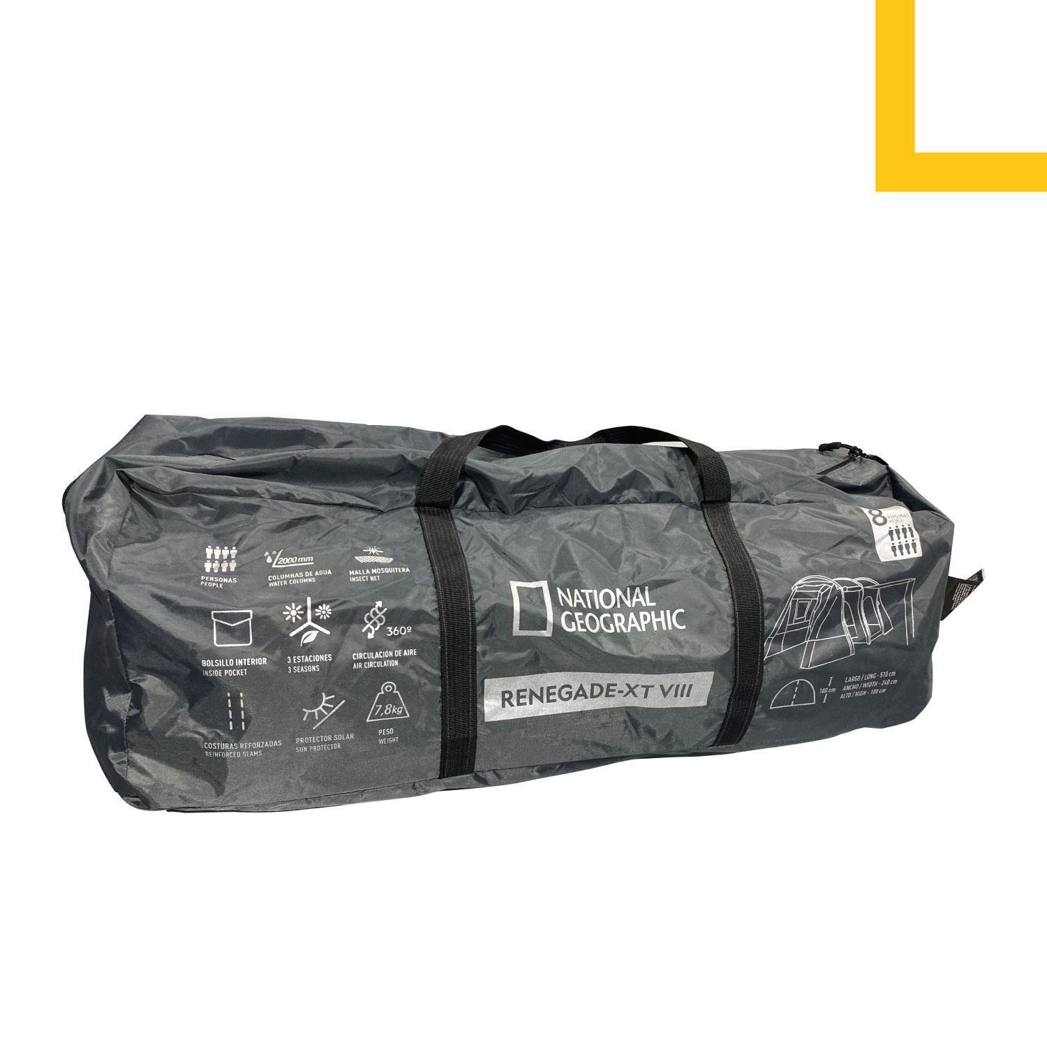 Carpa Camping 8 Personas Renegade-Xt National Geographic-8