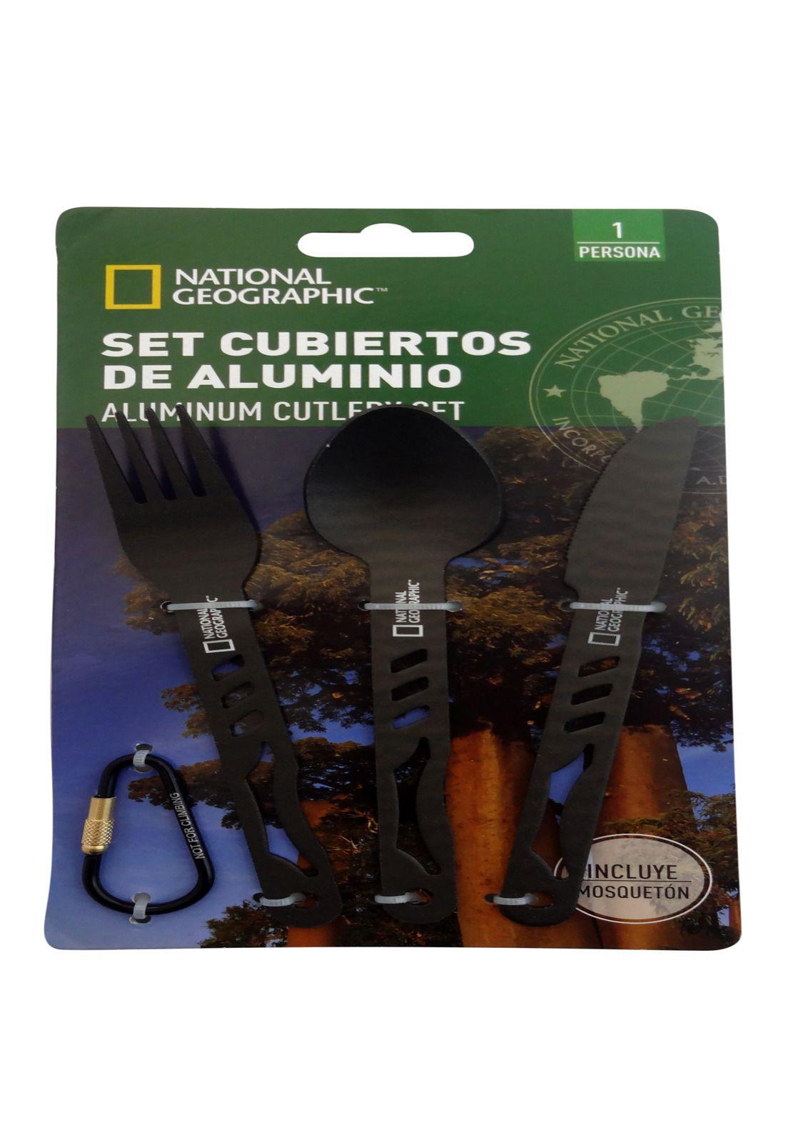Set Cubiertos De Aluminio 1 Persona National Geographic-2