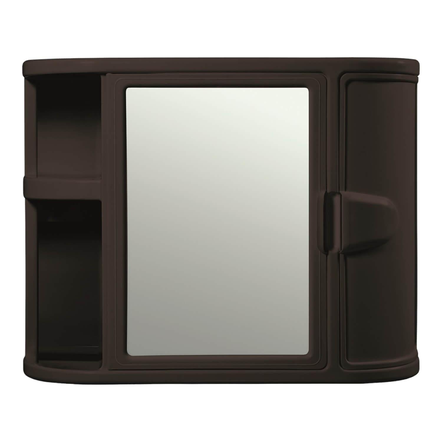 Botiquin Plastico para Baño Cafe 59.8x19.3x46.5 cm Rimax-1