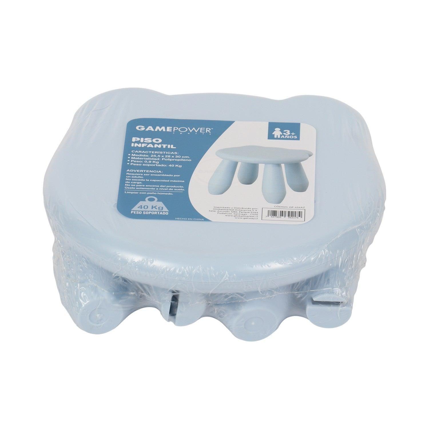 Piso Plástico Celeste para niños 30x28cm Gamepower-6