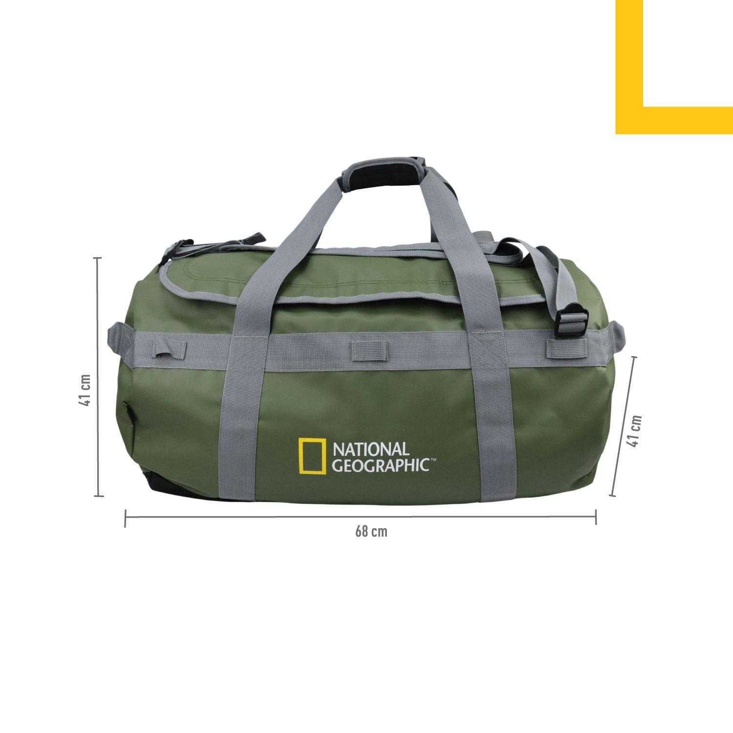 Bolso Mochila Viaje Duffel 110L verde National Geographic-2