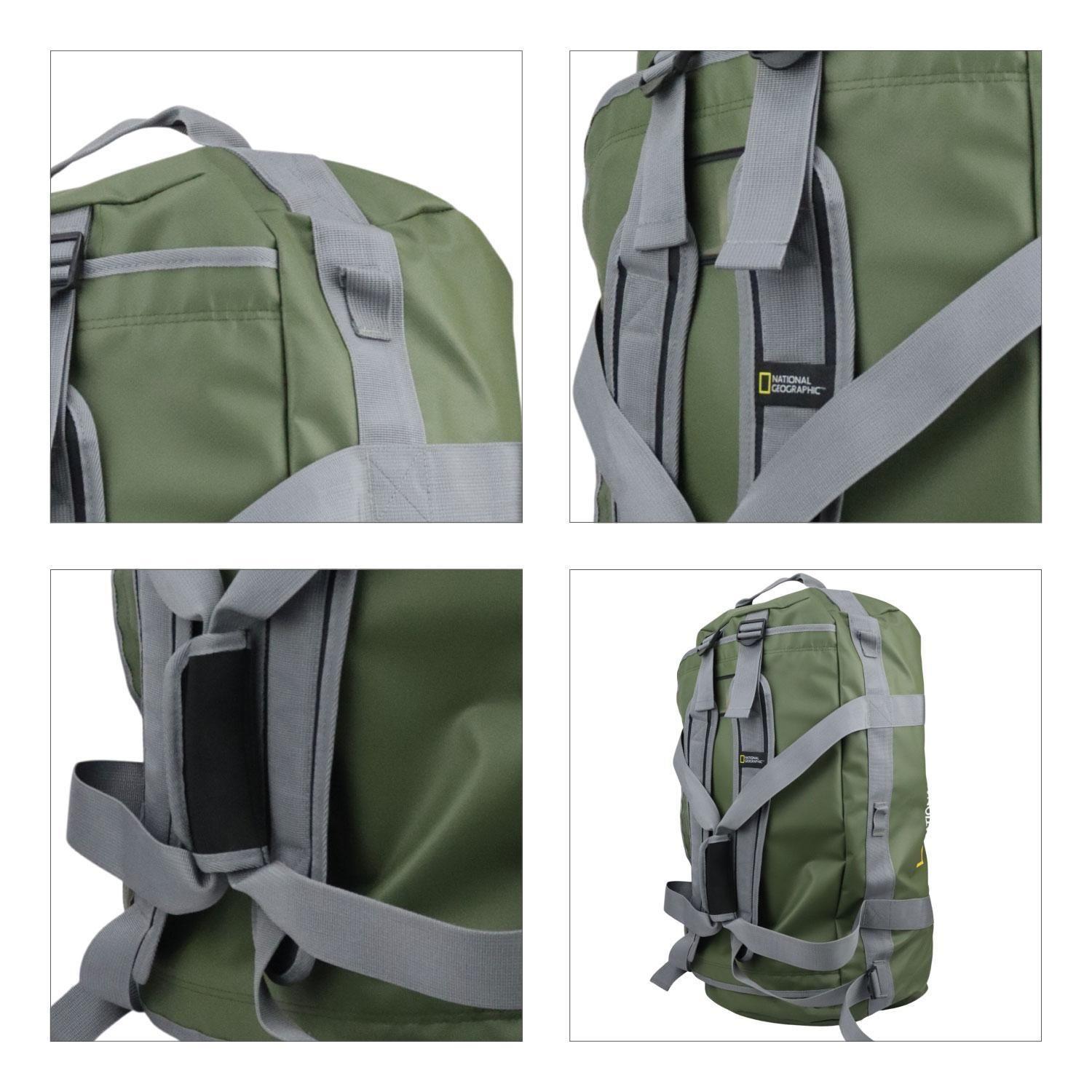 Bolso Mochila Viaje Duffel 110L verde National Geographic-3