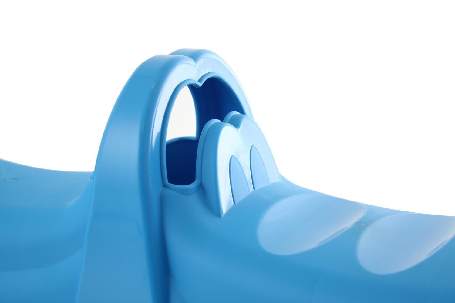 Balancin Triple Para Niños Sube y Baja Perro Azul 103x35x43cm-3