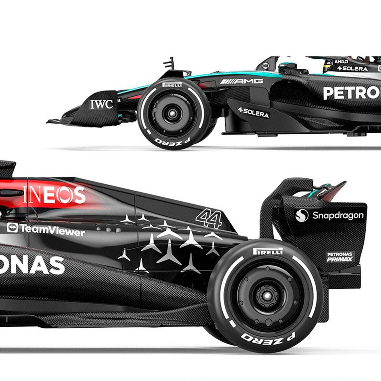 Auto a control remoto Mercedes W15 E Formula 1 Escala 1:12-7