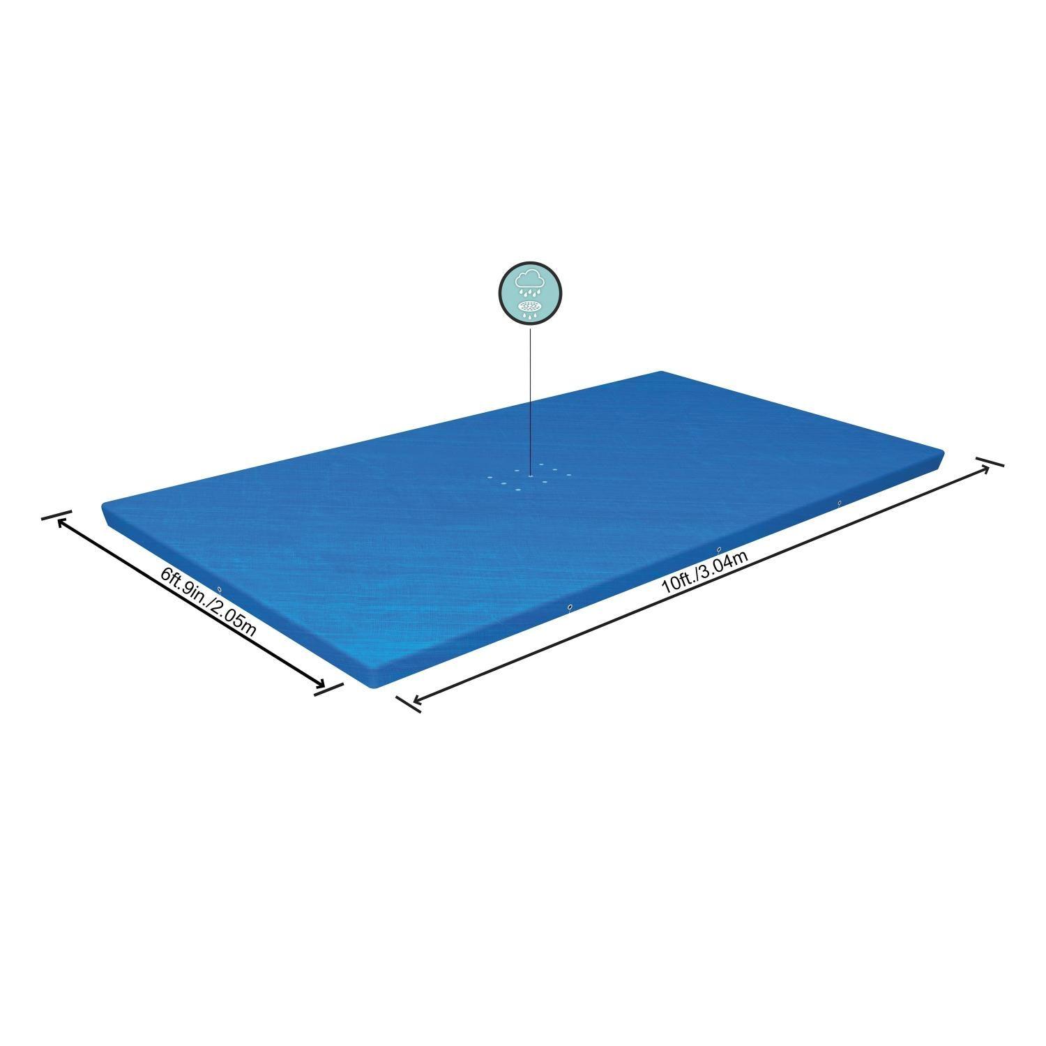 Lona Cobertor de Piscina Rectangular 3.00m x 2.01m Bestway-2