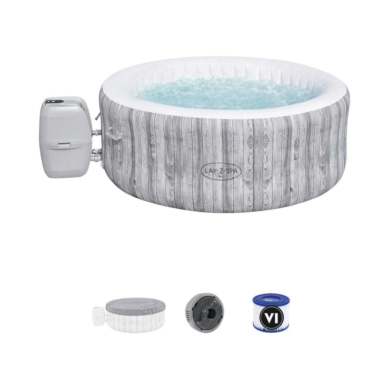 Hot Tub Spa Jacuzzi Inflable Fiji 4 Personas Bestway-5