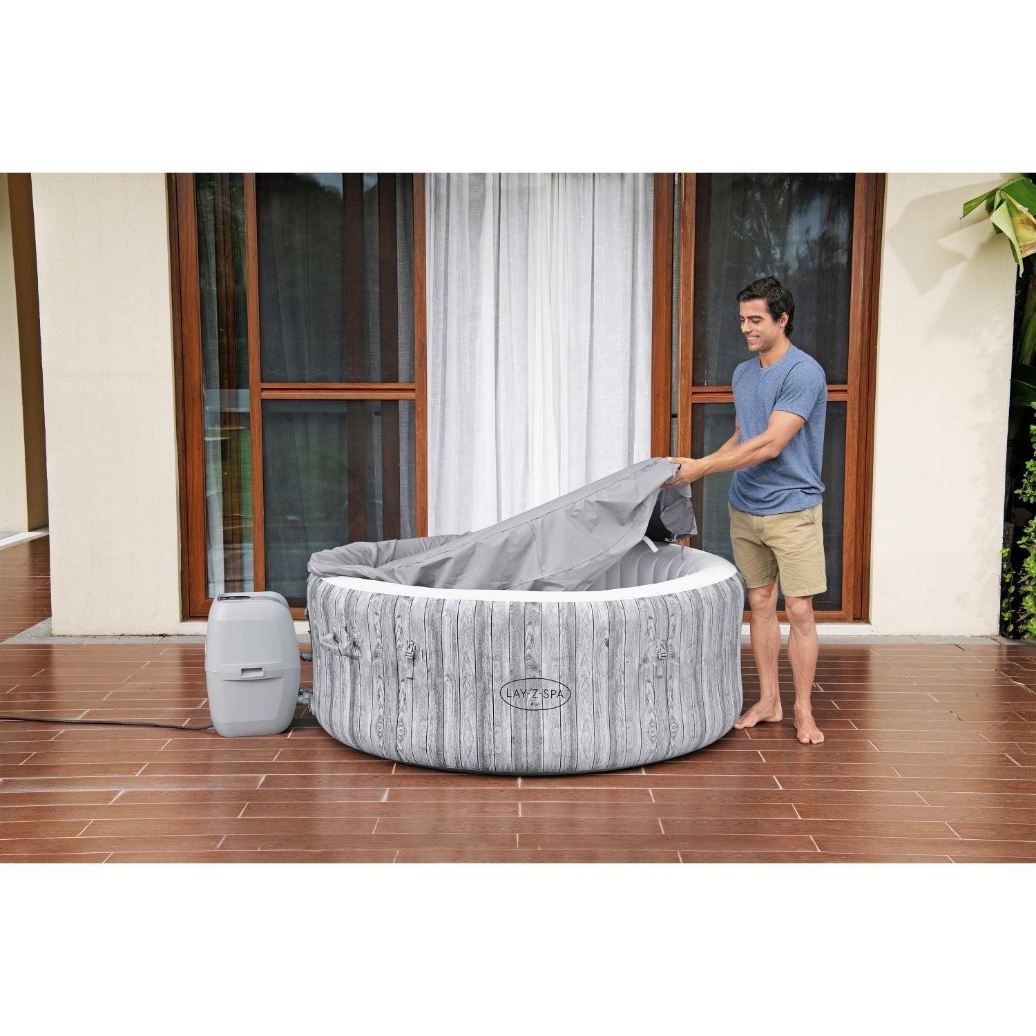 Hot Tub Spa Jacuzzi Inflable Fiji 4 Personas Bestway-9
