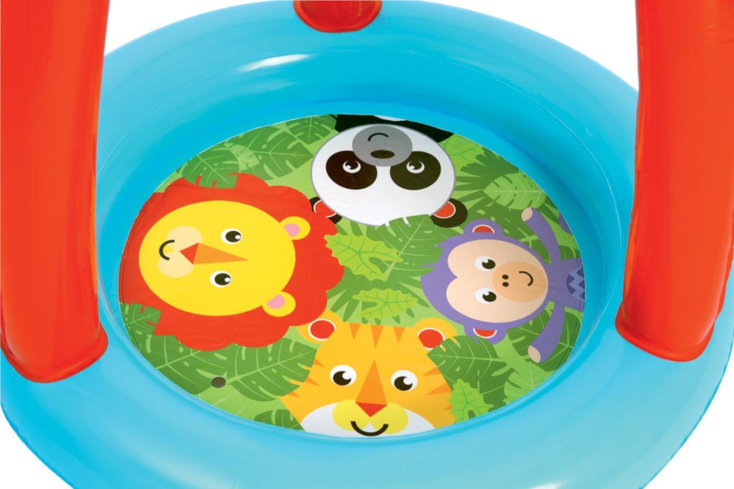 Piscina Techo Inflable con Pelotas Fisher Price 89X89X84Cms-2