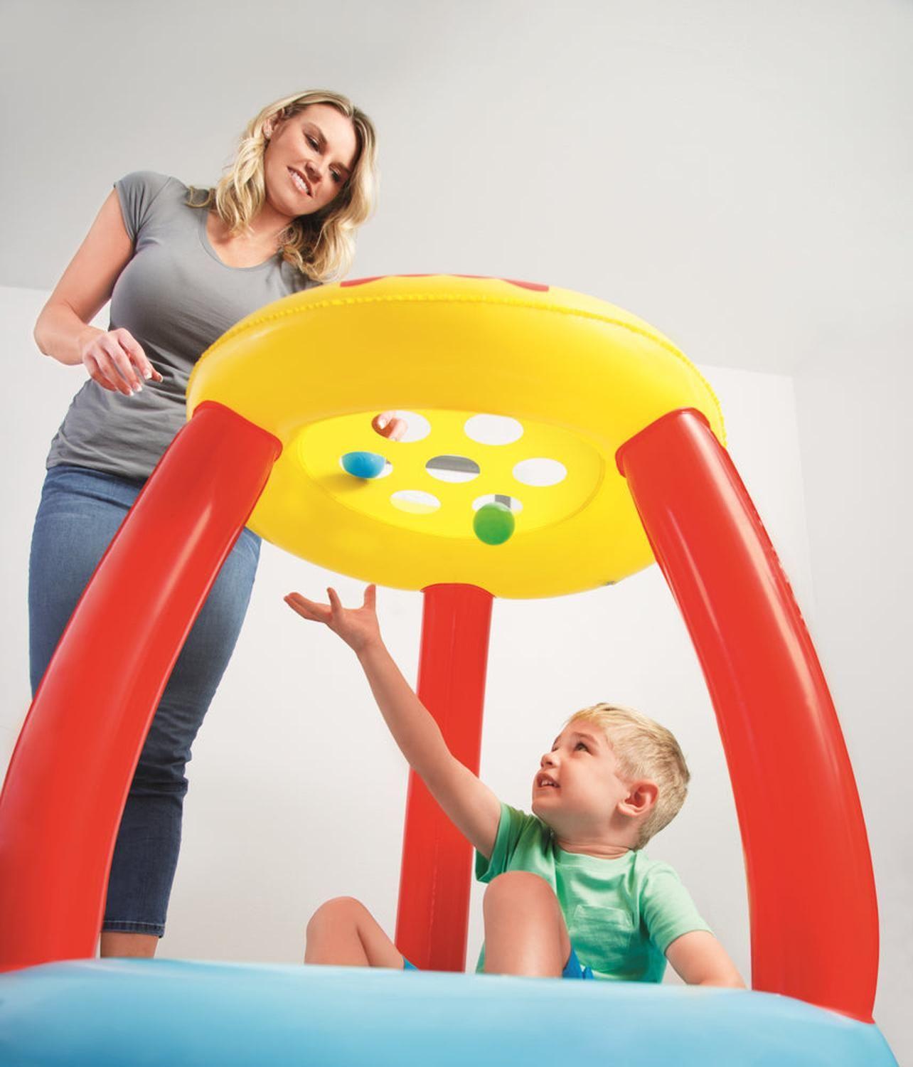 Piscina Techo Inflable con Pelotas Fisher Price 89X89X84Cms-3